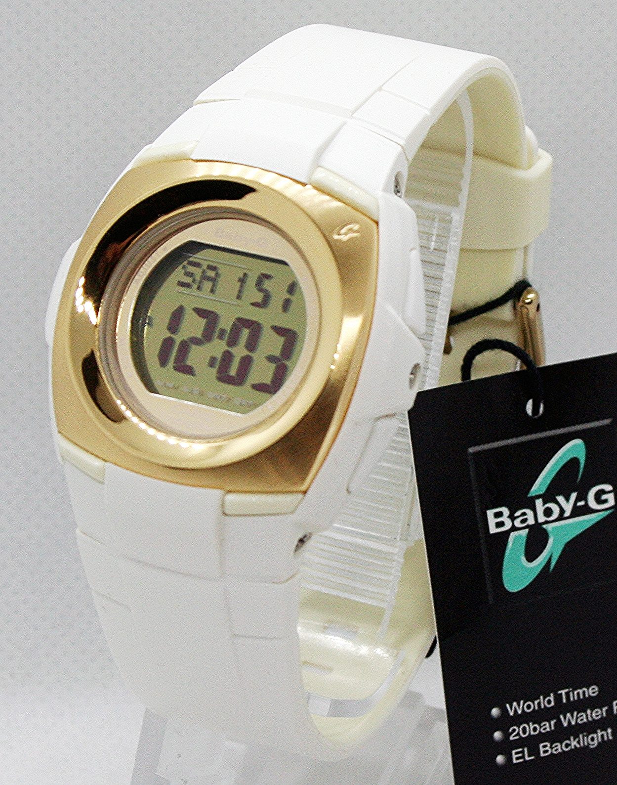 CASIO BABY-G Digitaluhr Casio Damenuhr Baby G BG-1223G-7VER, (1-tlg)