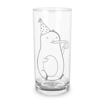 Mr. & Mrs. Panda Glas 400 ml Avocado Feier - Transparent - Geschenk, Wasserglas, Trinkglas, Premium Glas, Inspirierende Gravur