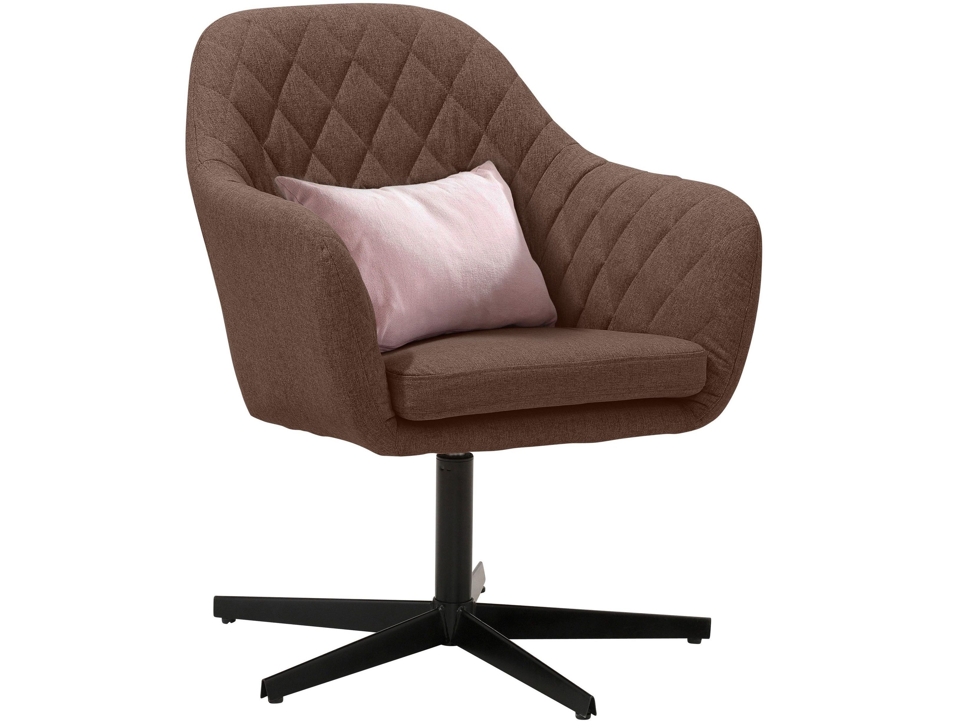 loft24 Esszimmersessel Alfia (1-St), gepolsterter Drehstuhl, günstig online kaufen