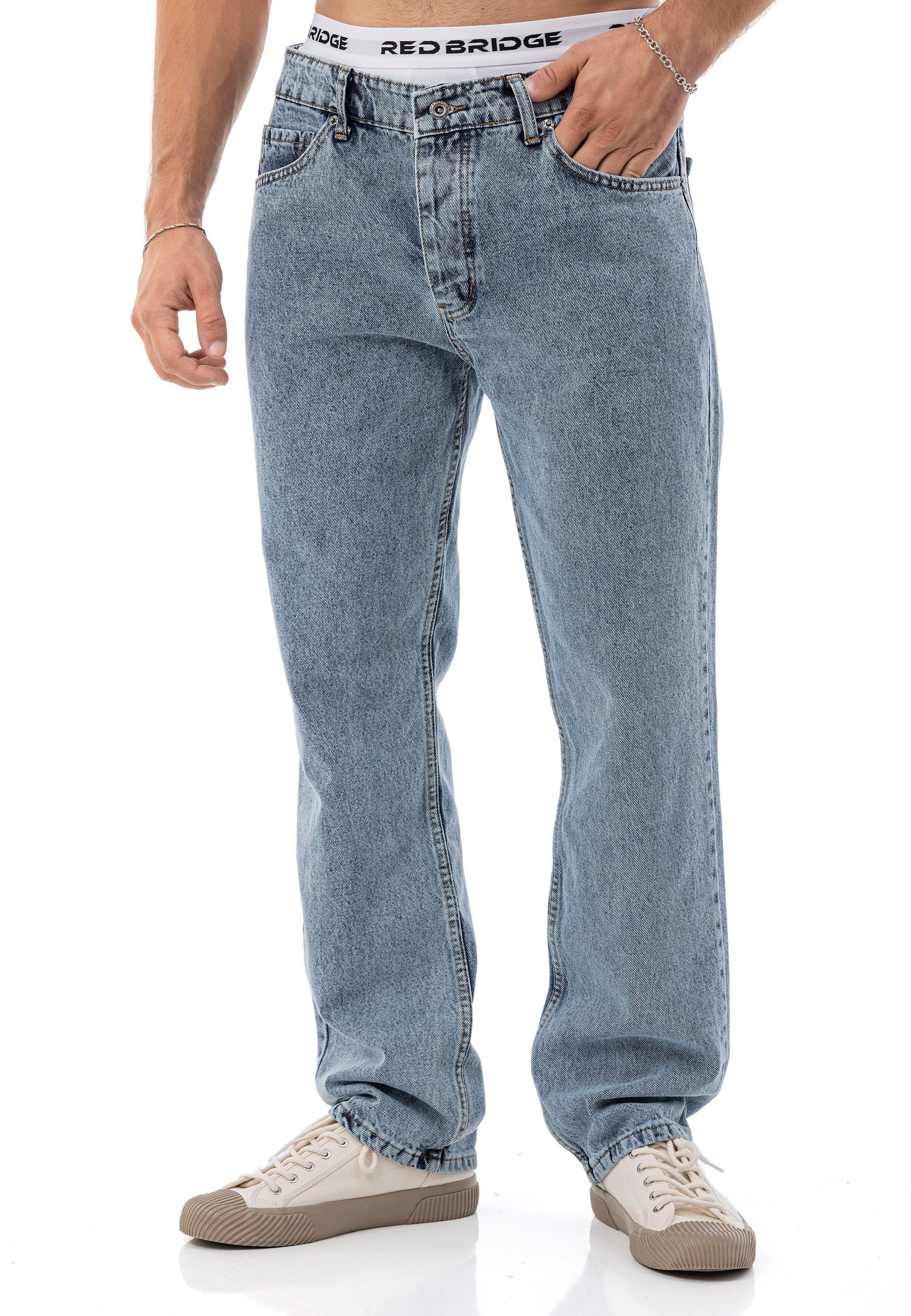 RedBridge Loose-fit-Jeans by Diga – Denim Hose mit Vintage-Waschung – 5-Poc günstig online kaufen