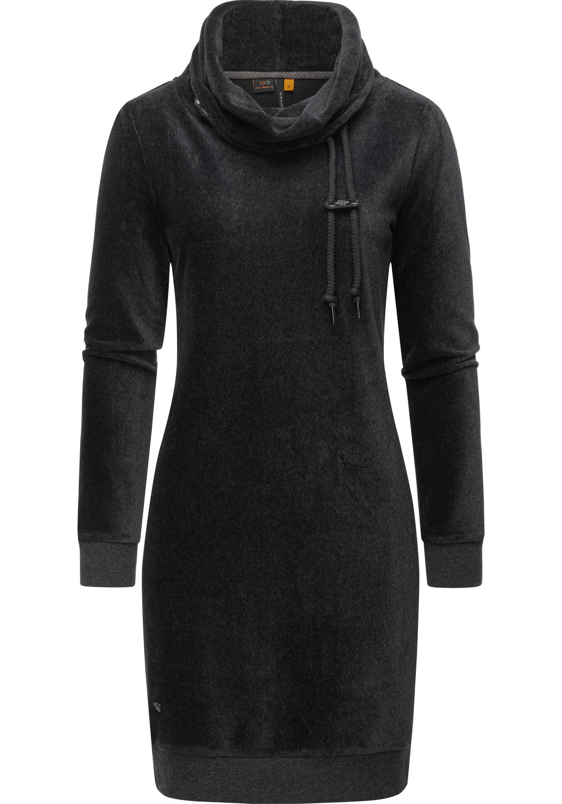 Ragwear Sweatkleid Chloe Velvet stylisches Langarmkleid günstig online kaufen