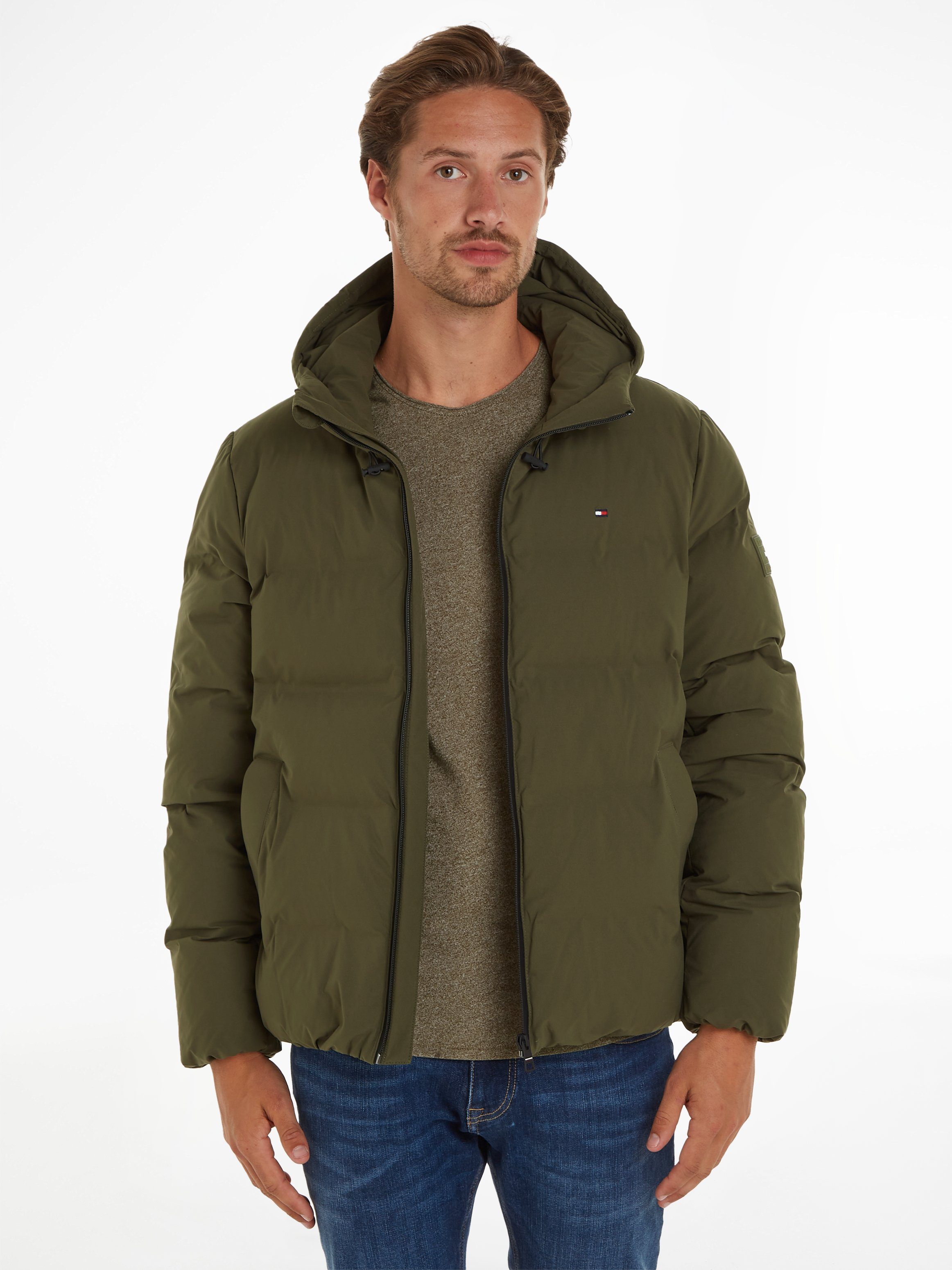 Tommy Hilfiger Steppjacke CL MOTION HOODED JACKET Army Green