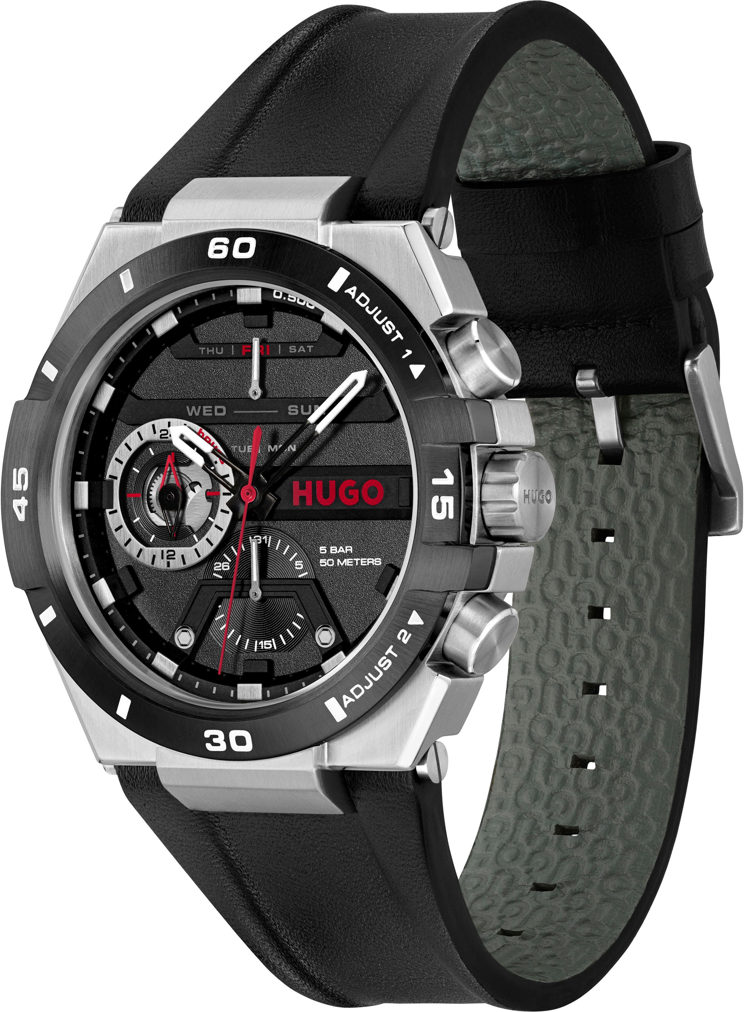 HUGO Multifunktionsuhr #WILD 1530336, Quarzuhr, Armbanduhr, günstig online kaufen