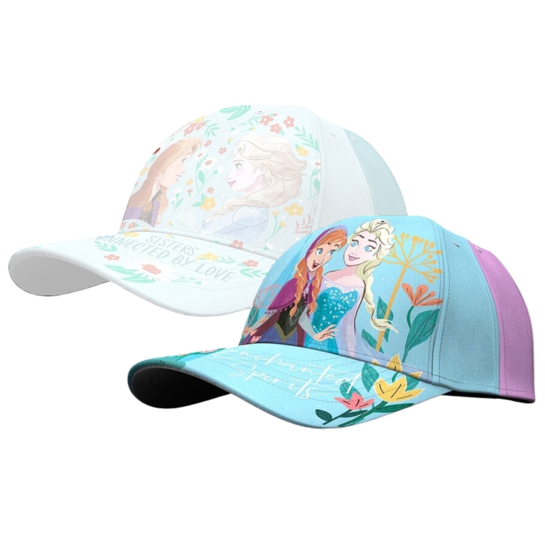 Disney Frozen Baseball Cap Kinder Kappe aus 100% Baumwolle mit Elsa & Anna Motiv