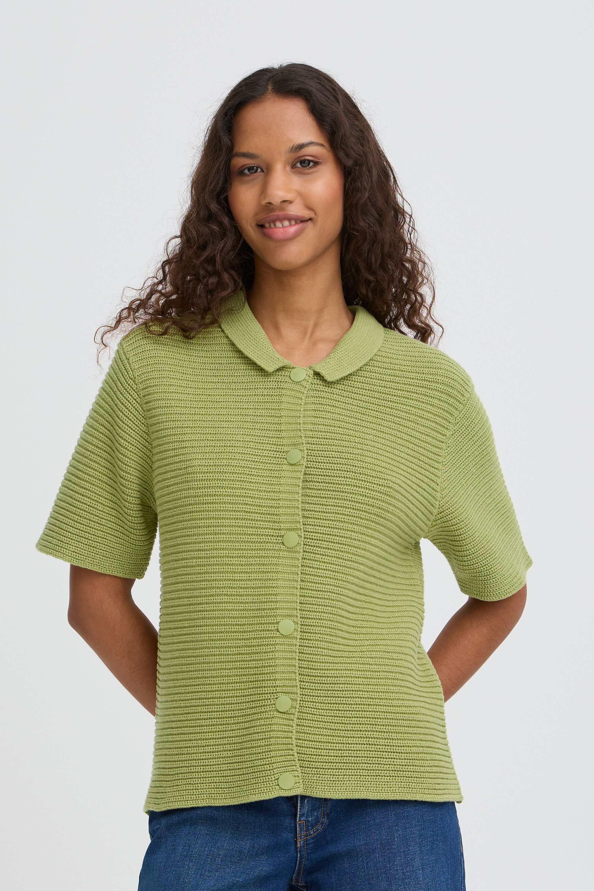 Ichi Cardigan Kurzarm-Bluse IHDEMUE