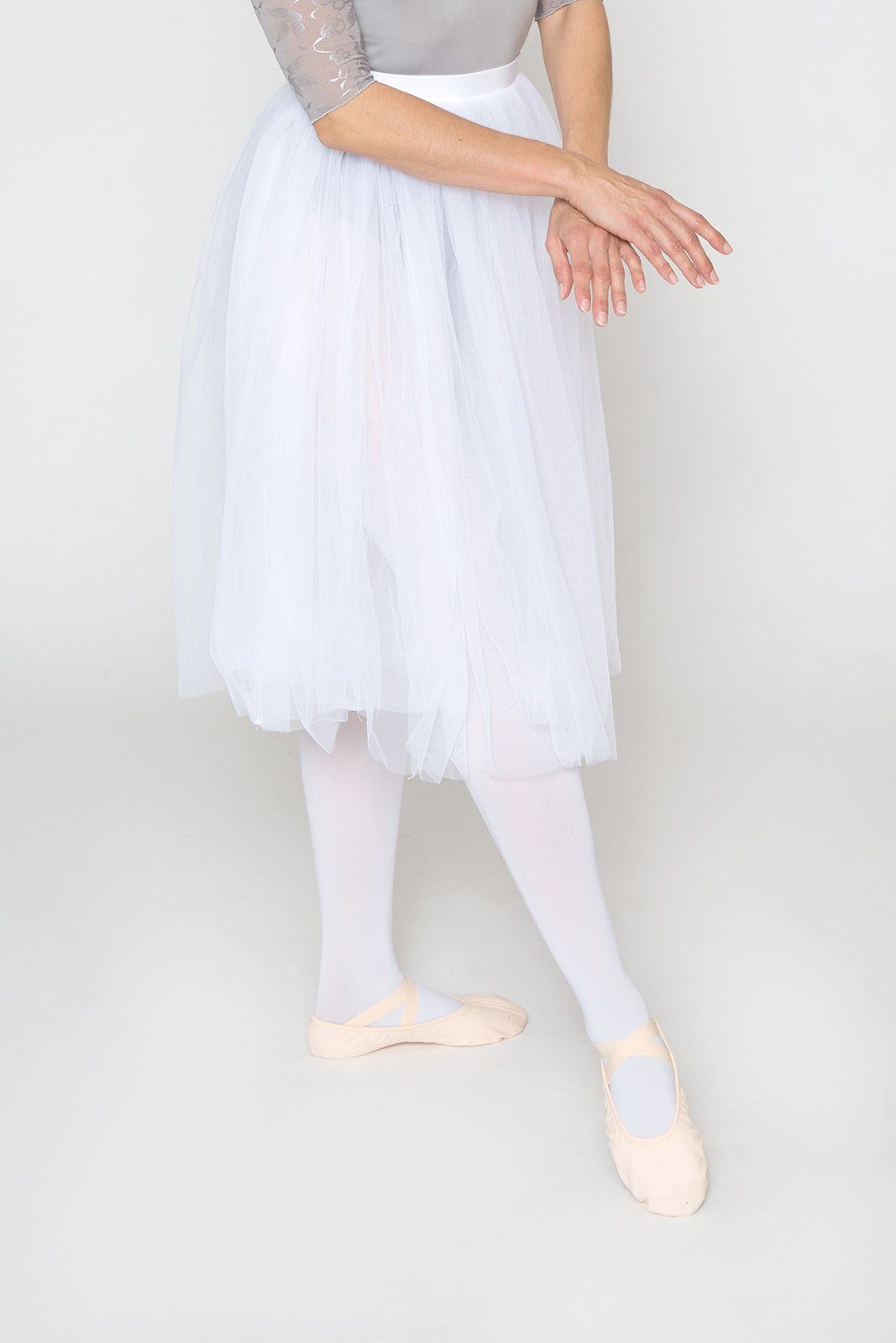 tanzmuster Tüllrock Knielanger Damen Ballett Tüllrock günstig online kaufen