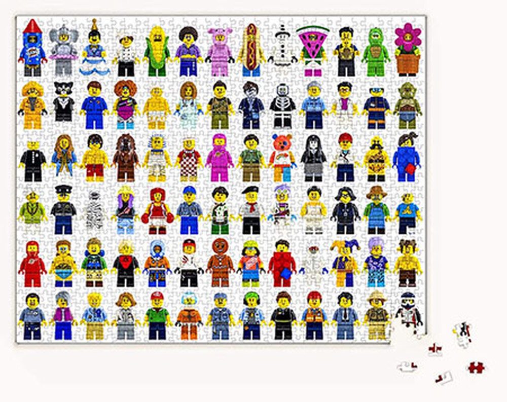 Chronicle Books Puzzle LEGO® Figuren, Puzzleteile