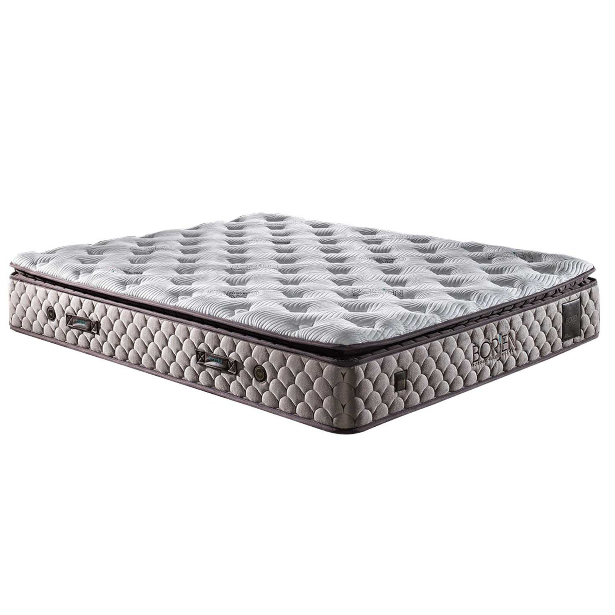 Taschenfederkernmatratze 9 Schichten mit Topper Matratze 90x200 - 180x200 Borjen, Bambi, 32 cm hoch
