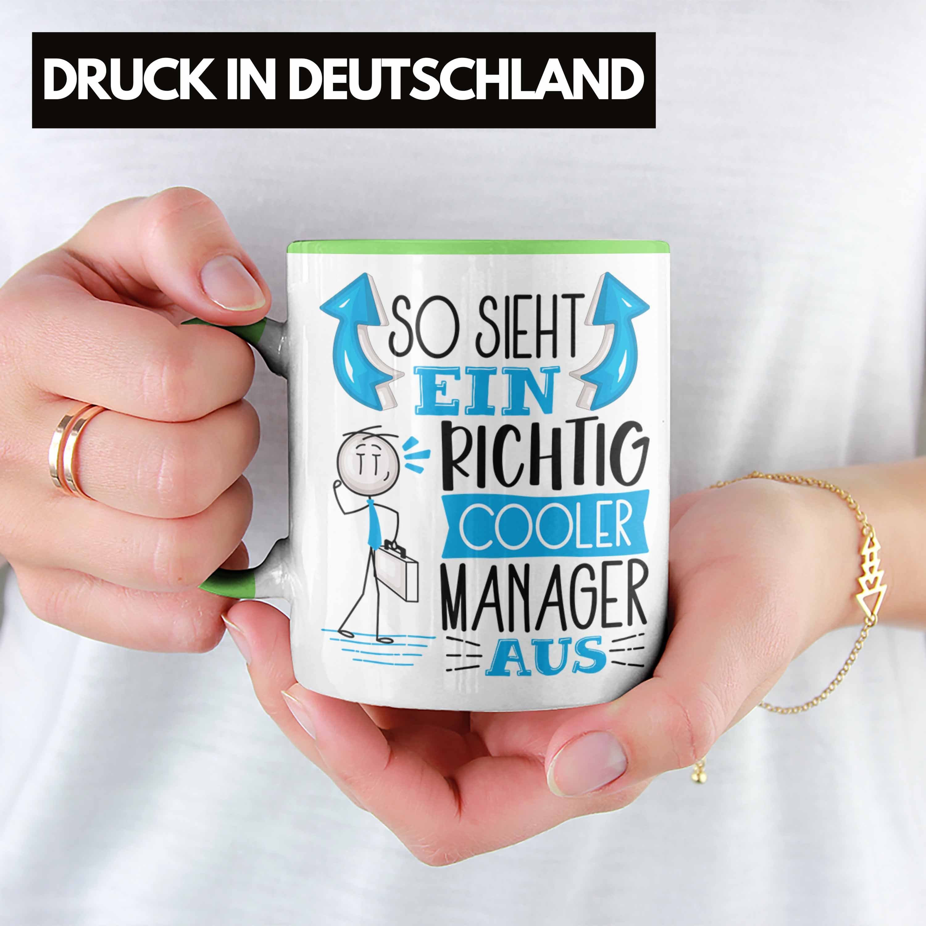 Sieht Manager Cooler Grün Tasse Gesche Ein Trendation Aus RIchtig Tasse Manager So Geschenk