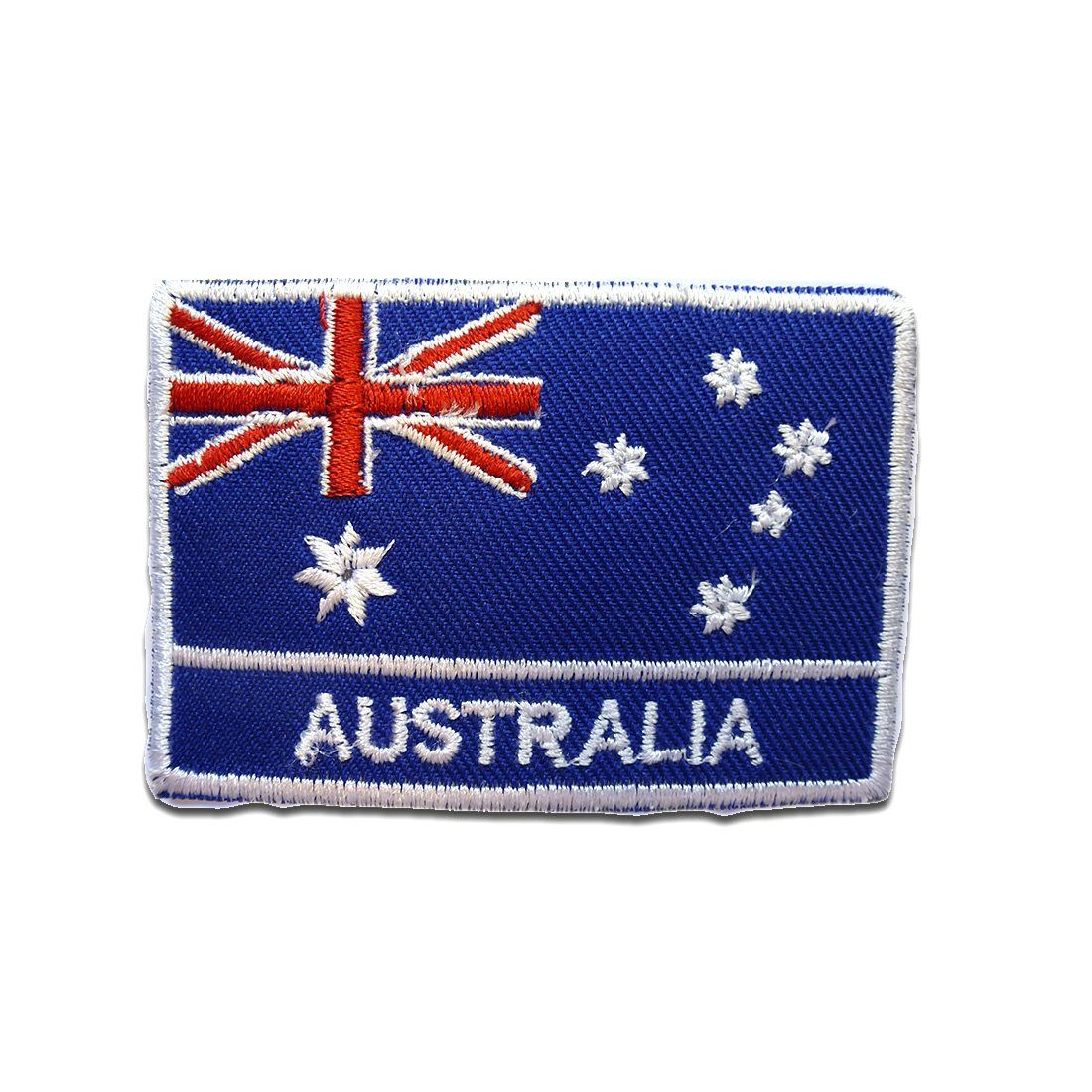 Catch the Patch Aufnäher Bügelbild, Aufbügler, Applikationen, Patches, Flicken, zum aufbügeln, Polyester, Australien Flagge Fahne - Größe: 5 x 7,4 cm