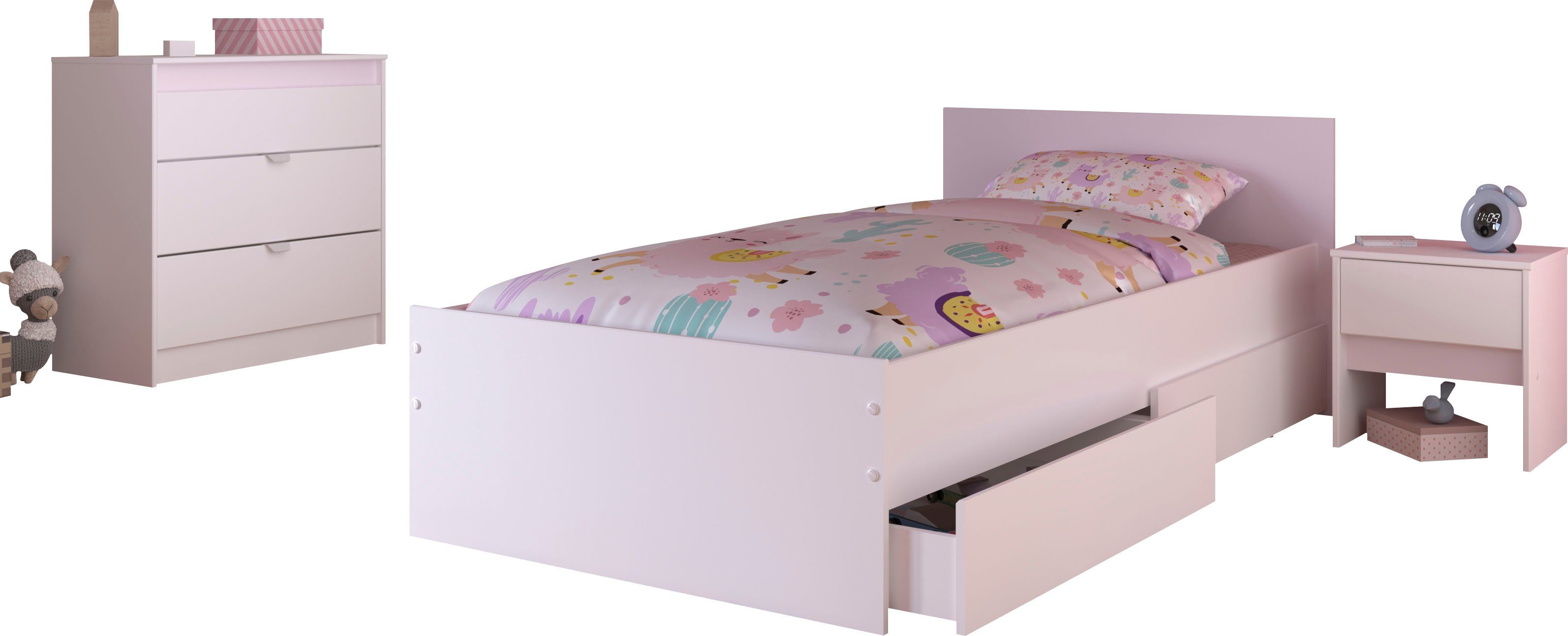Parisot Jugendzimmer-Set Pirouette, (Set, 4-tlg)