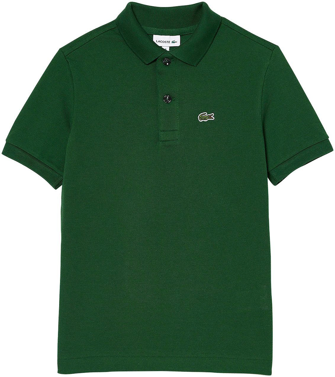 Kroko Kinder Kids mit Lacoste aufgesticktem MiniMe,Junior, Polo Kids grün Junior Poloshirt
