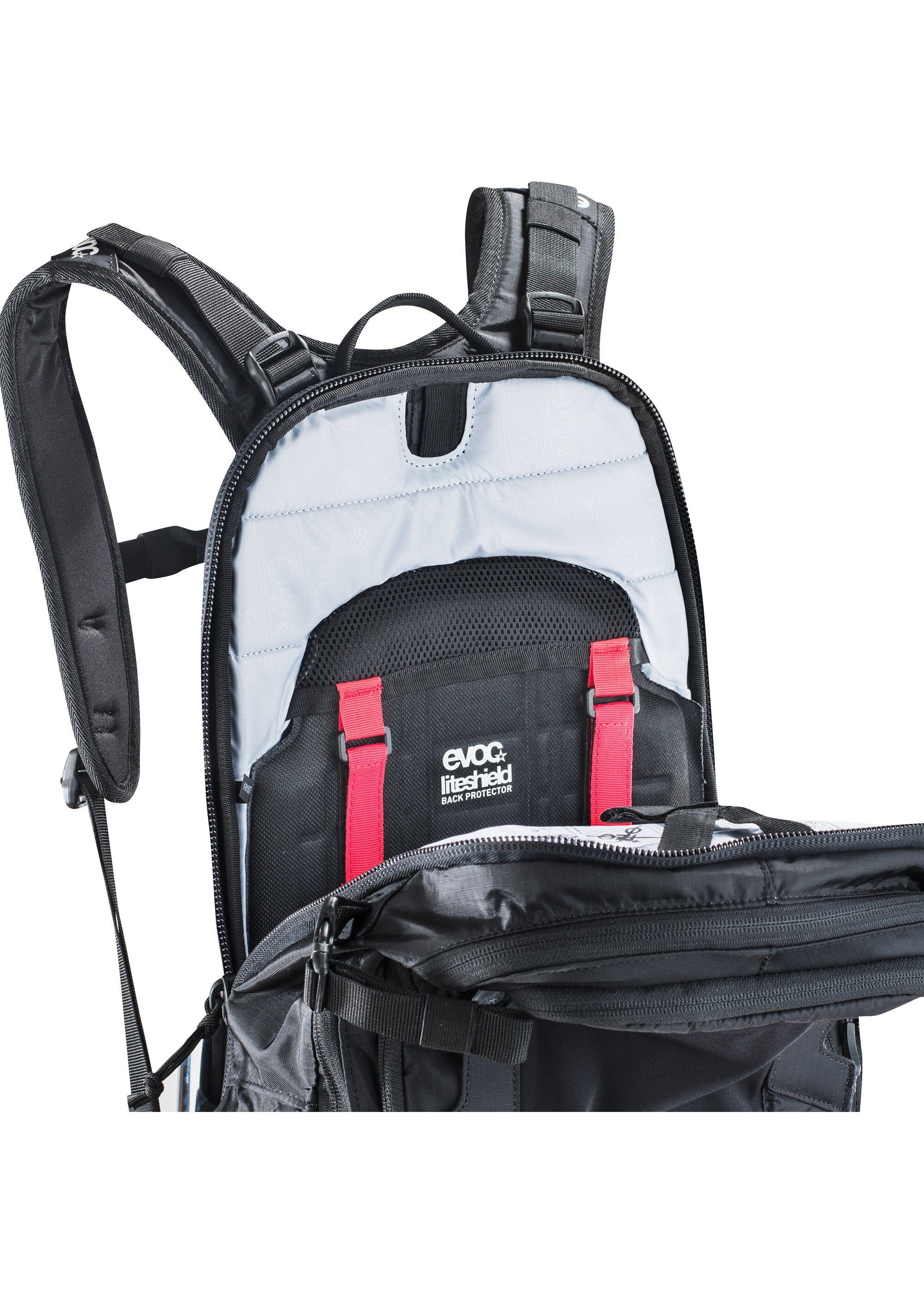 EVOC Packsack, mit Rückenprotektor