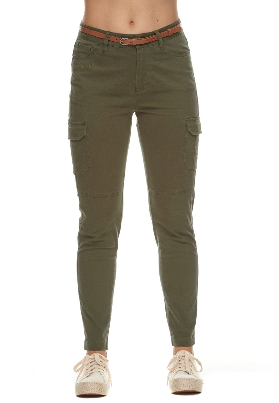 Ragwear Sweathose Ragwear Damen Hose VINKY 2111-55004 Dark Olive 5010 Khaki