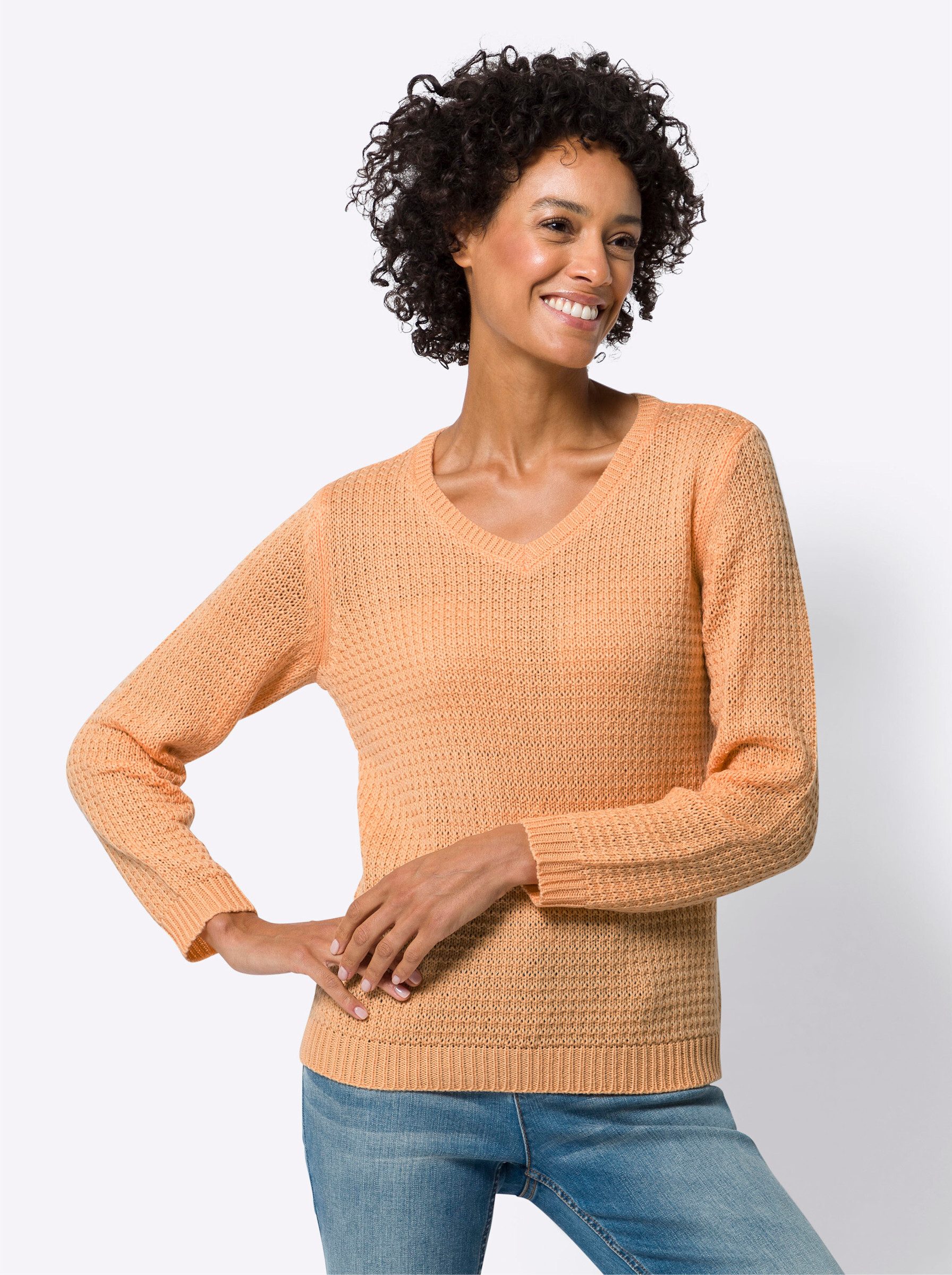 Sieh an! Strickpullover Langarm-Pullover . günstig online kaufen