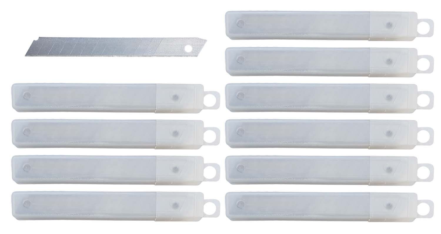 varivendo Ножиklinge 100 Ersatz-Abbrechklinge 9mm (Set, 100-St., Abbrechklingen), Abbrechklingen Cuttermesserklingen Cutterklingen Ersatzklingen