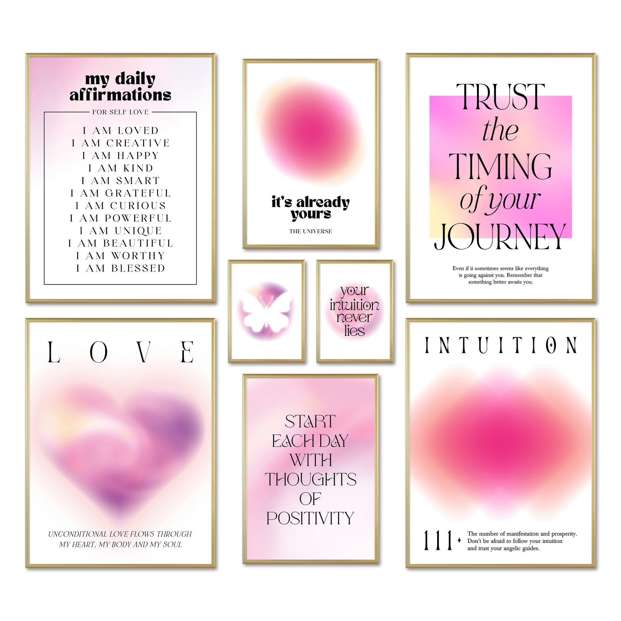 ARTFAVES Bilder-Collage Poster Set - Aura günstig online kaufen