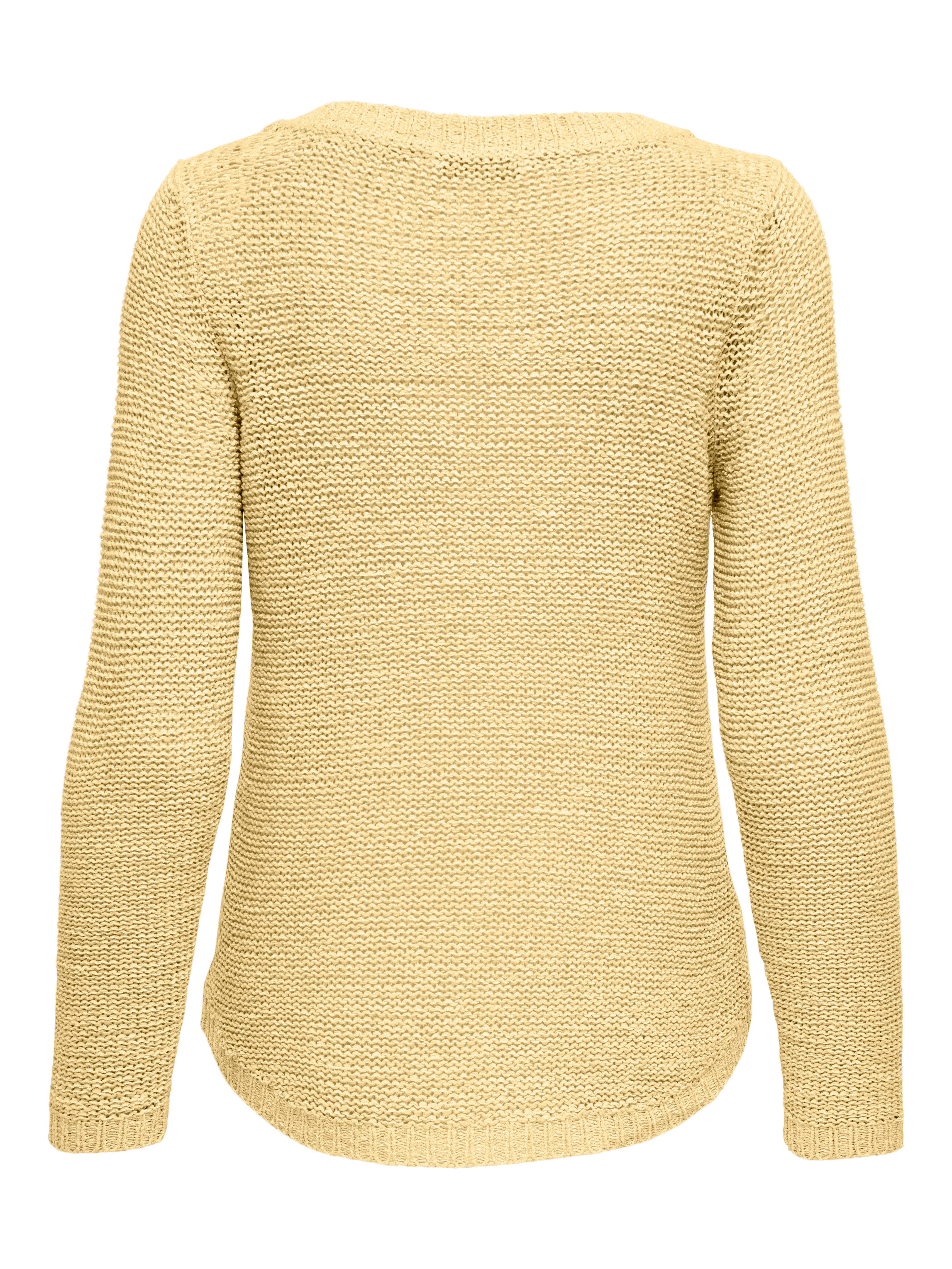 ONLY Strickpullover ONLGEENA XO L/S PULLOVER KNT NOOS Materialmix, regular fit