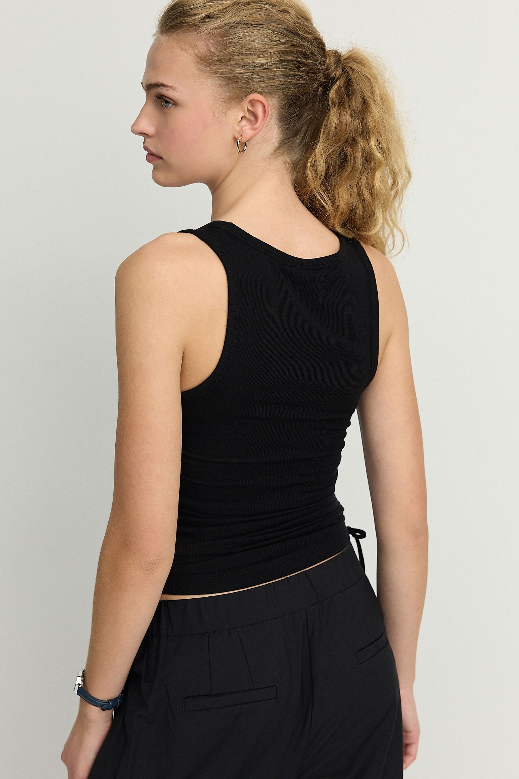 Next T-Shirt Gerafftes Trägertop (1-tlg) günstig online kaufen