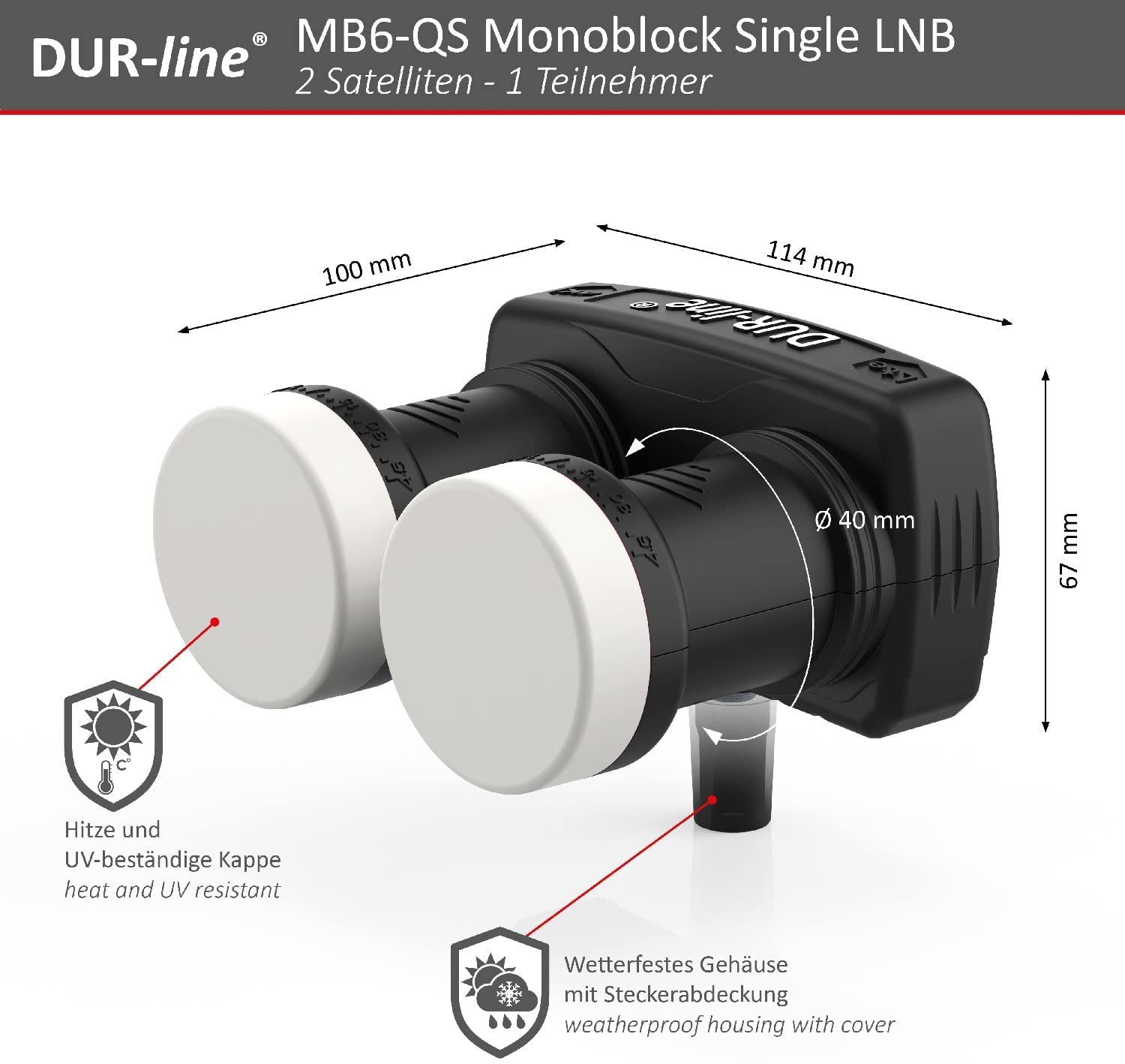 Monoblock - Monoblock-LNB DUR-line LNB MB6-US Single DUR-line