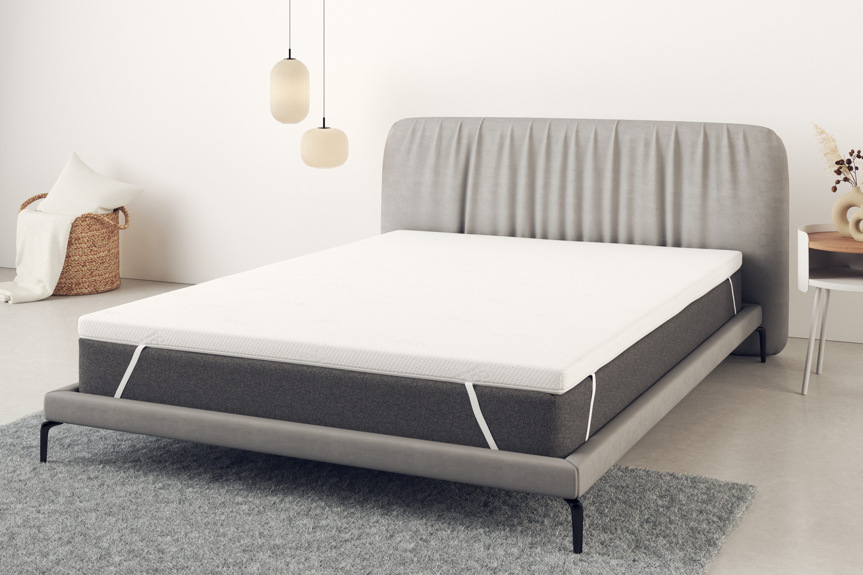 Älgdröm, Topper Lasse, Topper 90x200 cm,180x200 cm, 7 cm hoch, Gelschaum, M günstig online kaufen