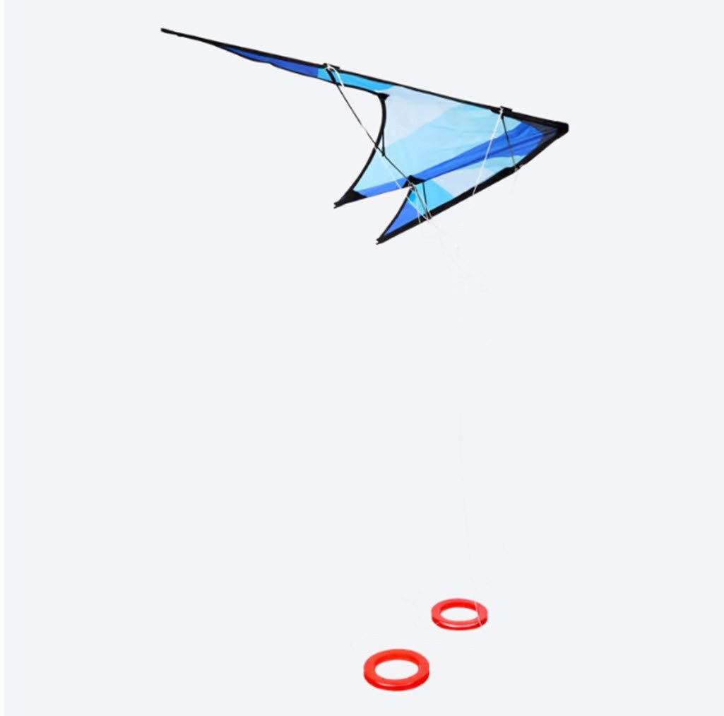 Flug-Drache Lenkdrachen 2 Griffe 120 x 60 cm
