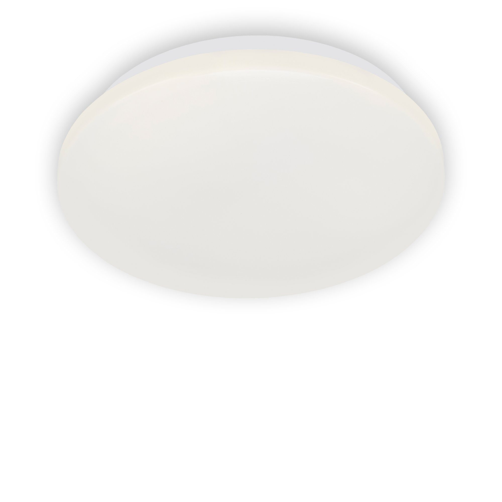 Briloner Leuchten LED Deckenleuchte 3404-116, LED fest verbaut, Neutralweiß, Badezimmer, IP44, weiß, 28,8 cm