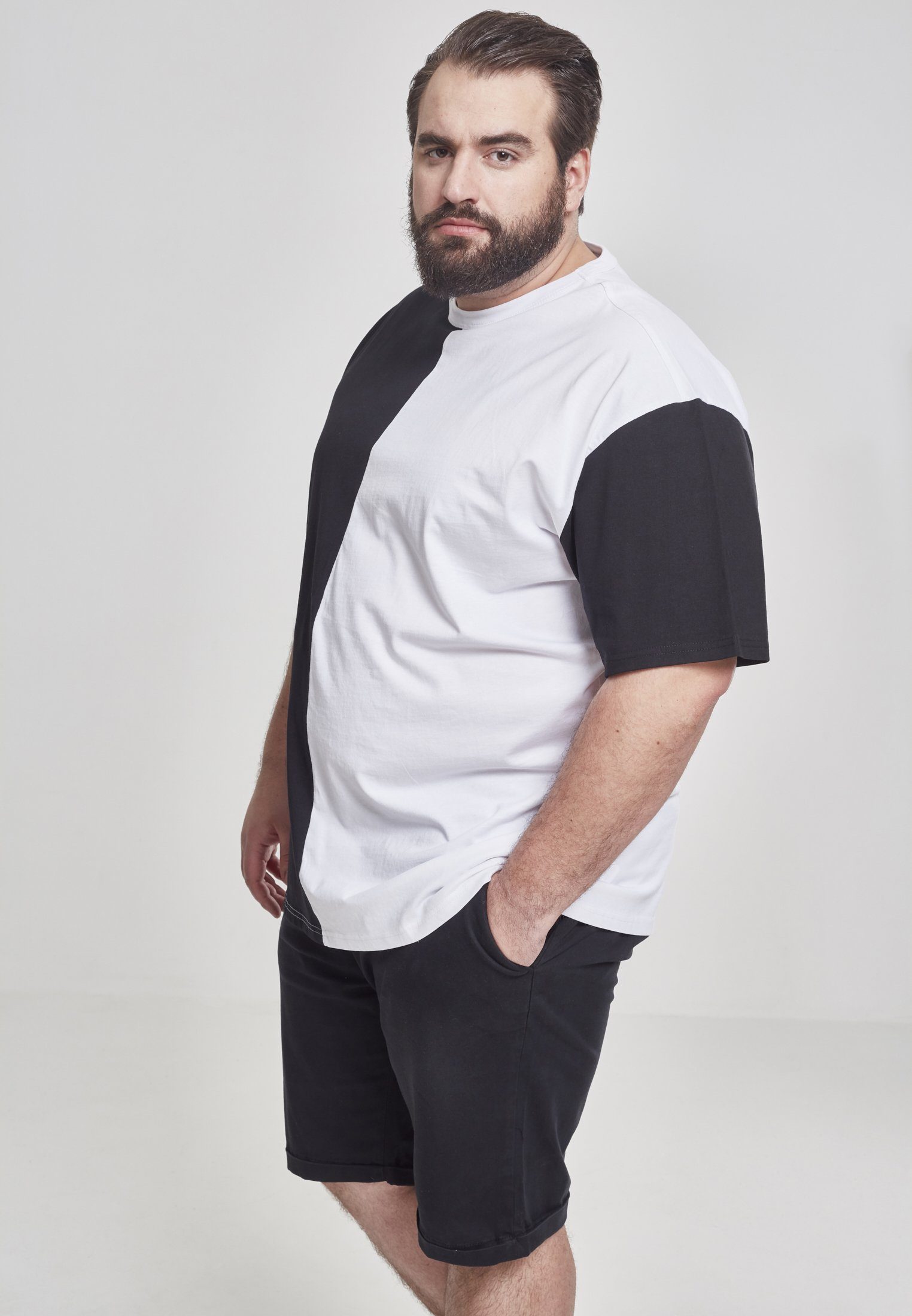Harlequin Oversize Tee CLASSICS black/white T-Shirt T-Shirt URBAN (1-tlg)