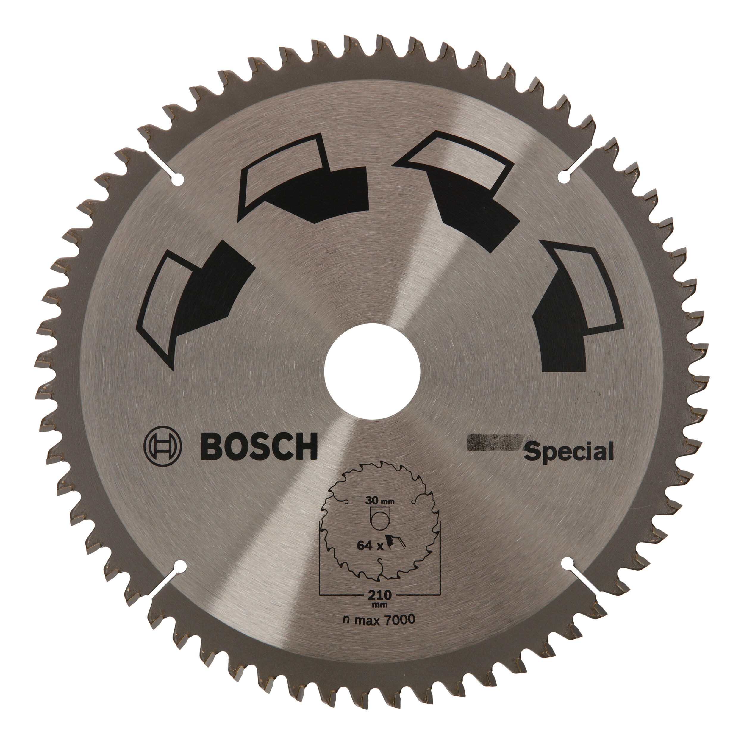 BOSCH Kreissägeblatt, Special, 210 x 30 mm, Zähnezahl 64