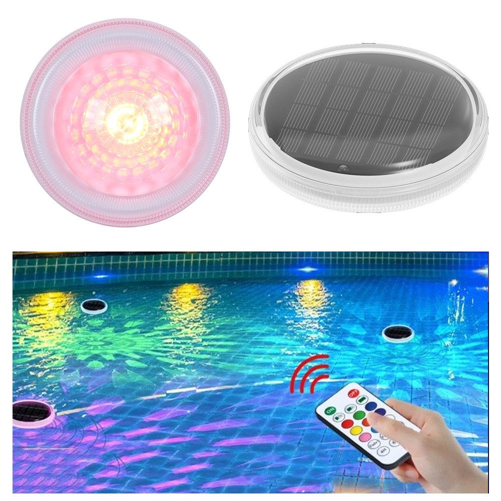 QUBEBU Pool-Lampe LED Poolbeleuchtung, 2x Unterwasser günstig online kaufen