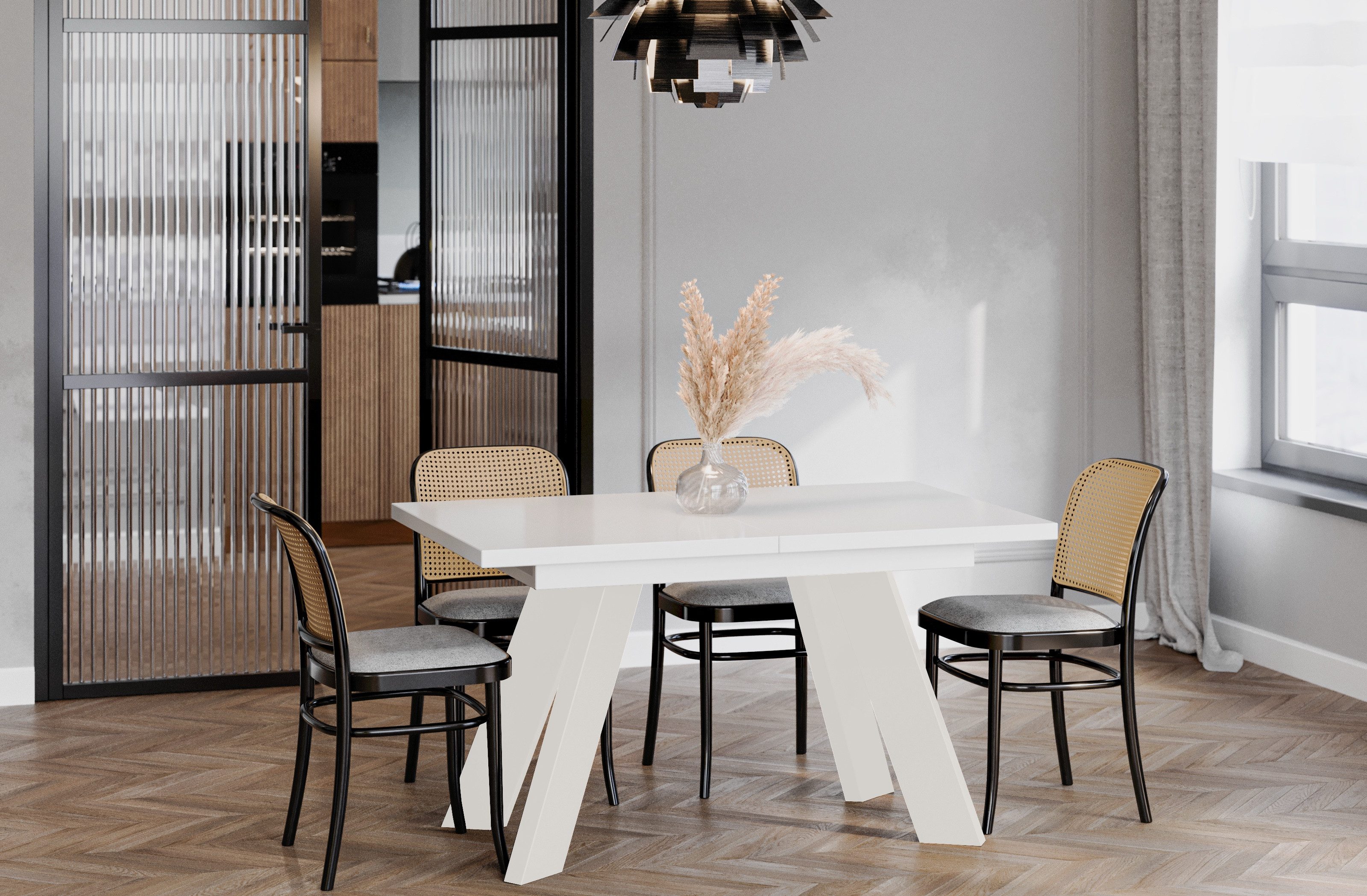 Endo-Moebel Esstisch "Coso Kaschmir" 130-210cm ausziehbar, erweiterbar, Kas günstig online kaufen