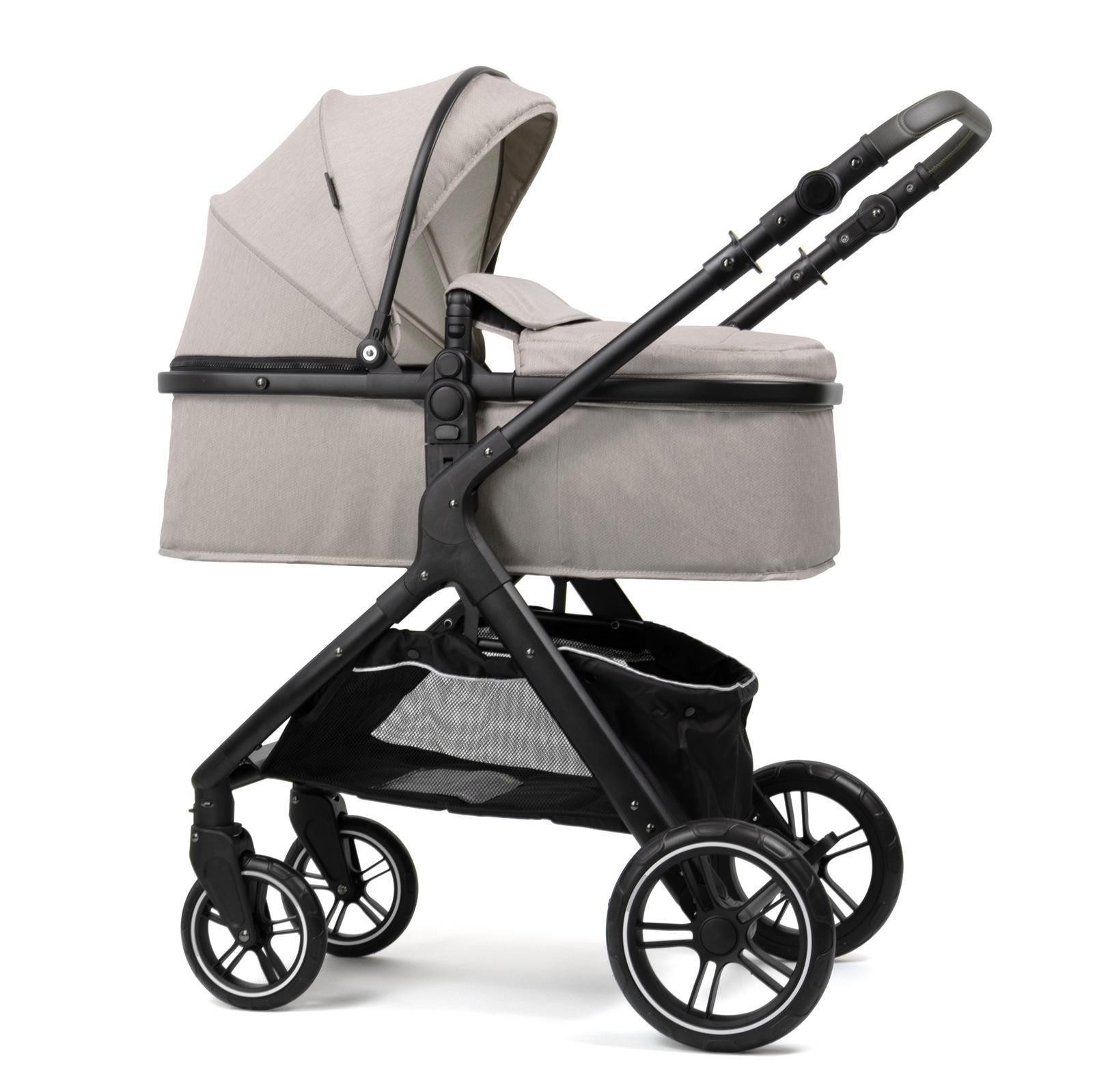 Pixini Kombi-Kinderwagen Pixini Nelio Kinderwagen 3in1 Set, Sonnenverdeck