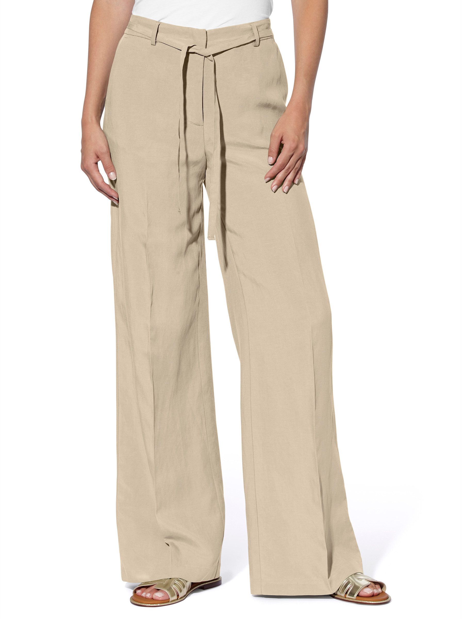 heine Jerseyhose Leinenhose Innenbeinlänge ca. 79 günstig online kaufen