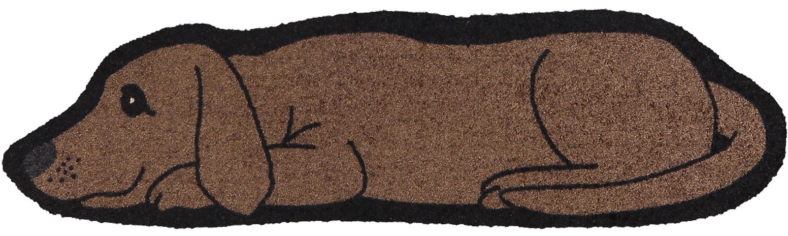 Salonloewe Fußmatte Salonloewe SHAPE DOG Fußmatte Wohnmatte 27 x 100 cm, Salonloewe Fußmatte SHAPE DOG 27 x 100 cm