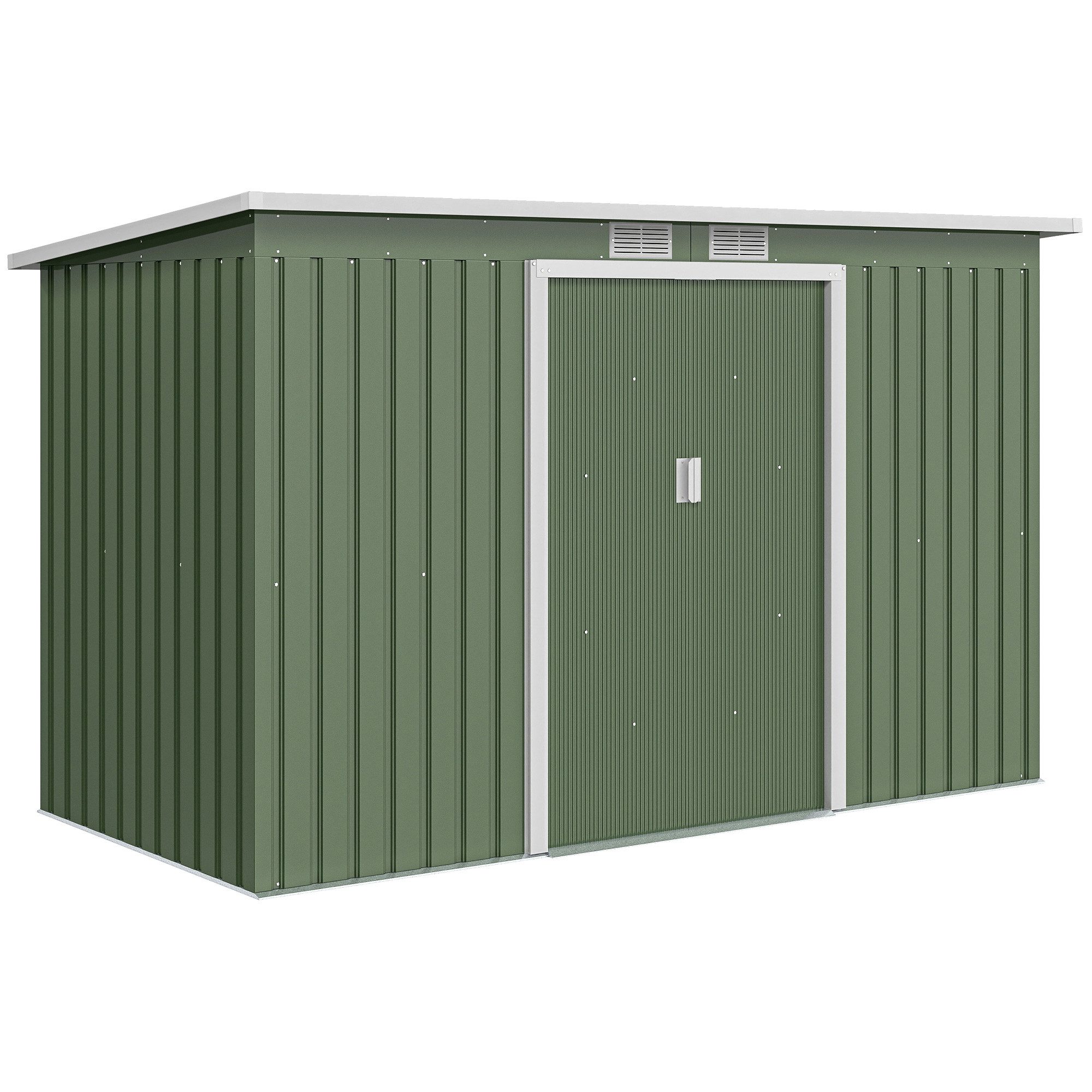 Outsunny Gerätehaus Gartenhaus mit Schiebetür, Fenster, günstig online kaufen