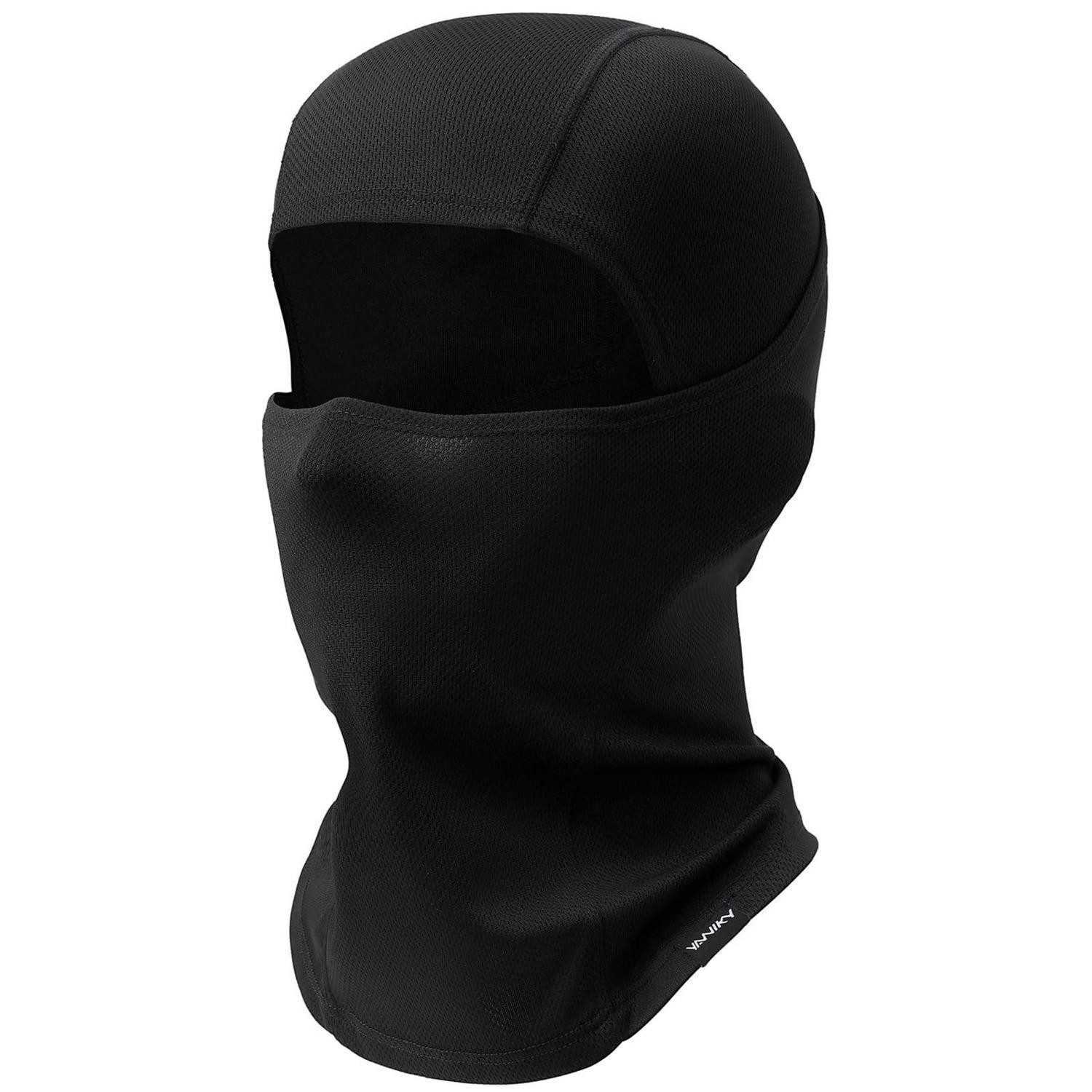 Sturmhaube Sturmhaube Balaclava Atmungsaktiv UVSchutz Herren Motorrad Schwarz
