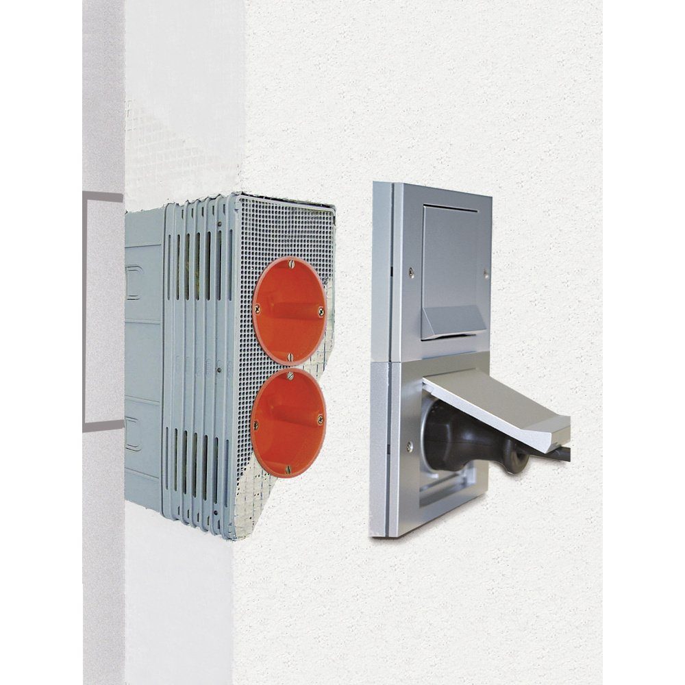 Kaiser Elektro Steckdose Kaiser Elektro 621052 Universal-Geräteträger (B x H x T) 100 x 220 x