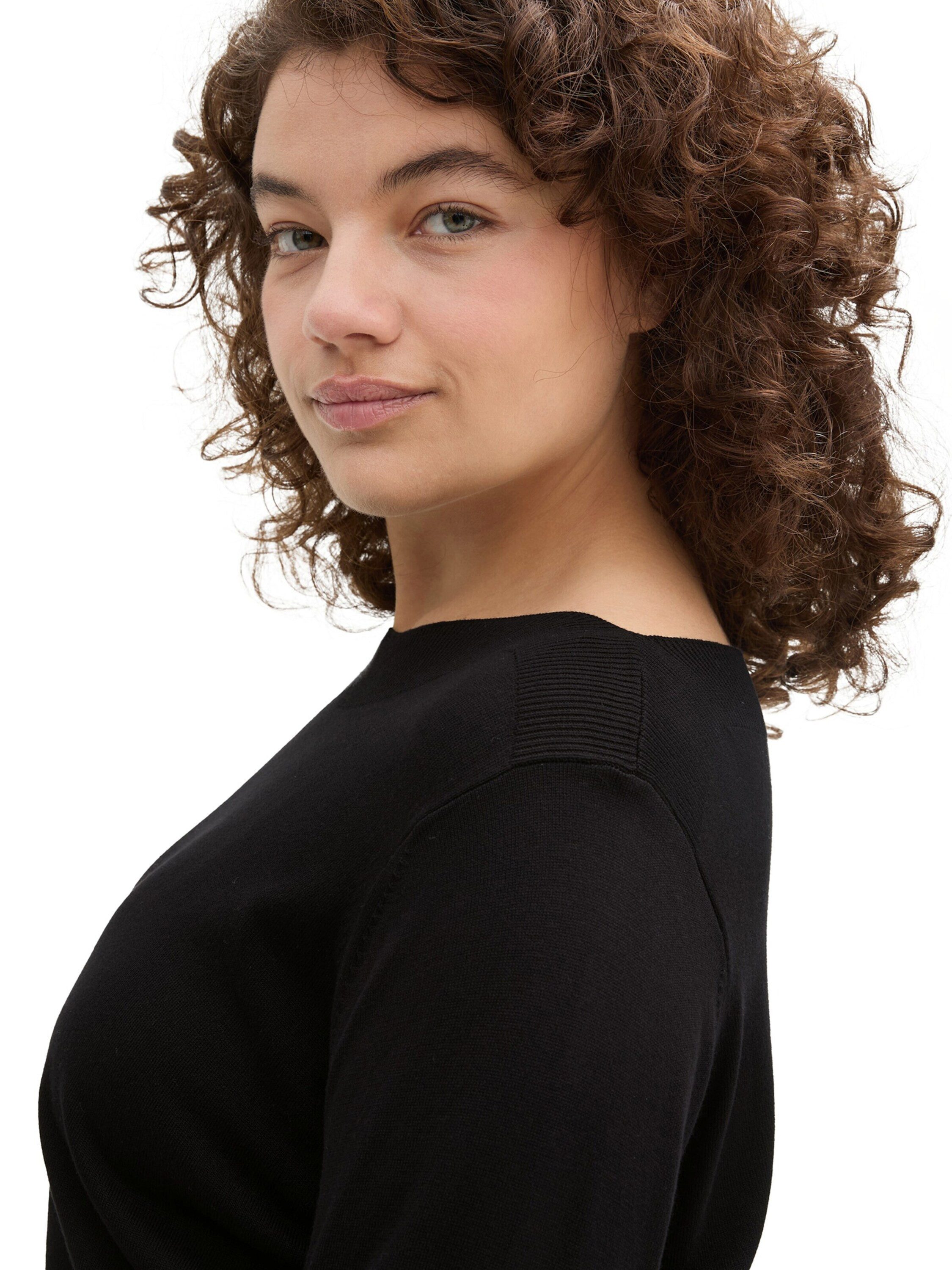 Tom Tailer Women + Strickpullover (1-tlg) Plain/ohne Details