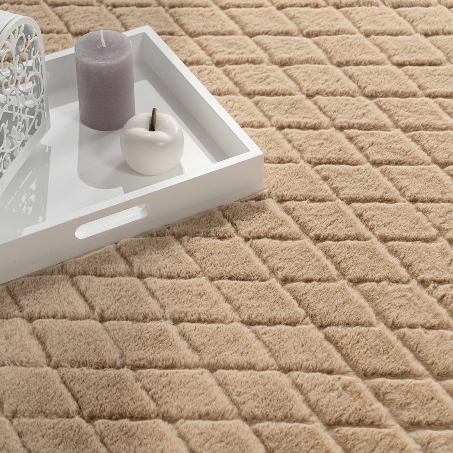 KADIMA DESIGN Teppich waschbar Unifarben Struktur Schlafzimmer Hochflor Tep günstig online kaufen