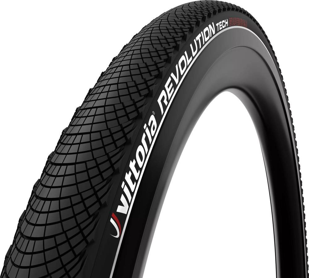 Vittoria Fahrradreifen Vittoria Revolution Tech 28 Zoll (40-622) rigid refl 40 Black - sicher