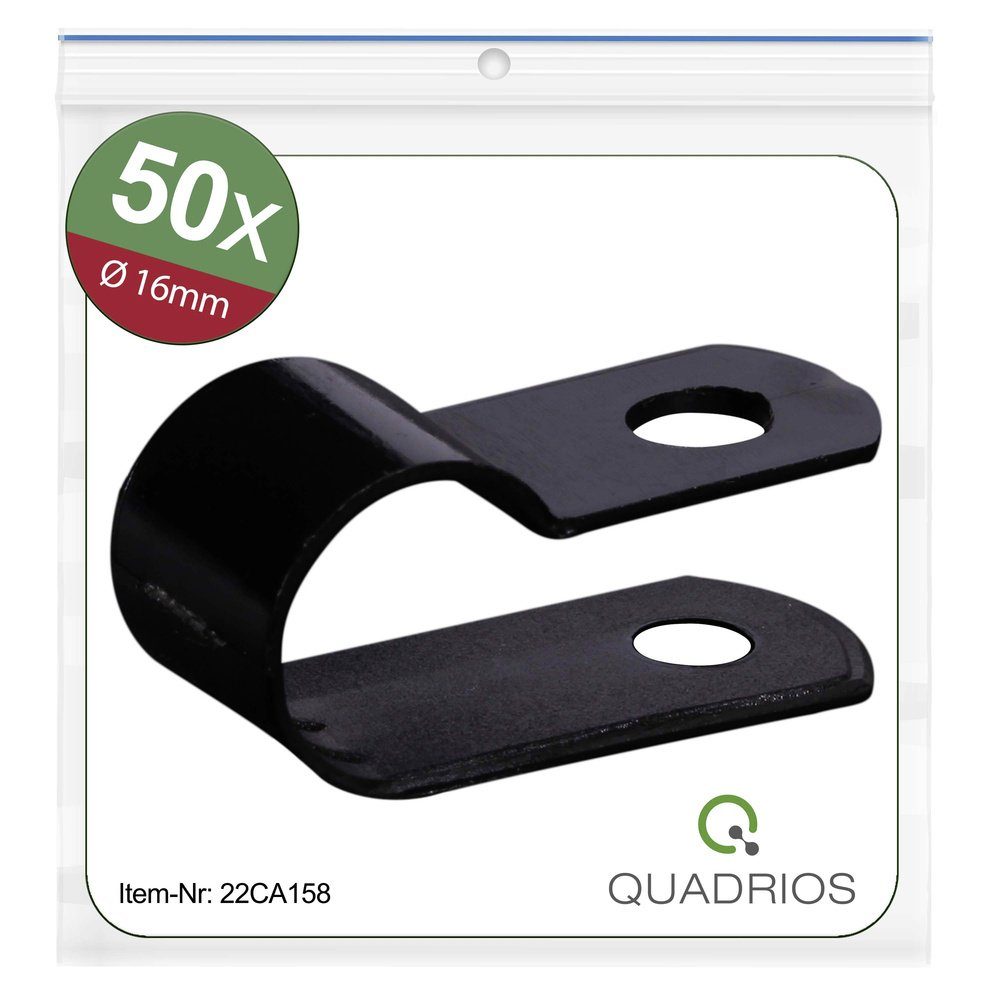 Kabelverbinder-Sortiment Quadrios 22CA158 Befestigungsschelle schraubbar 22CA158 Bündel-Ø-Berei