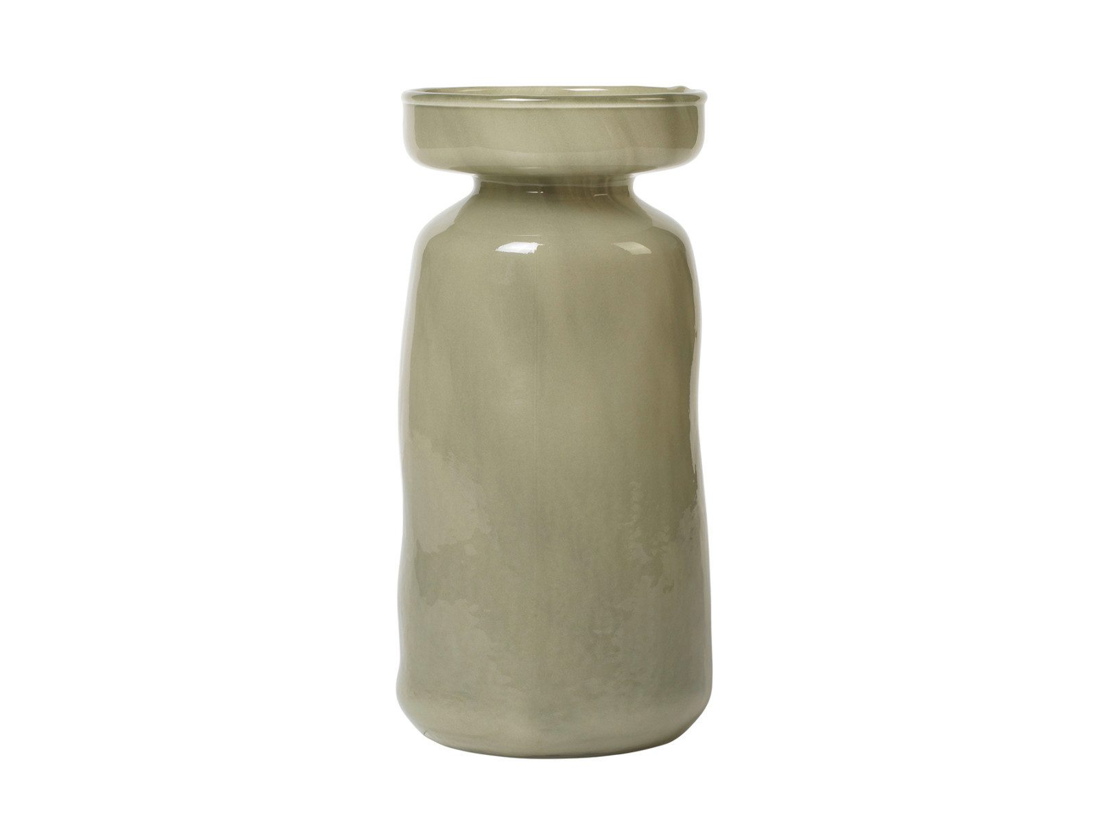Broste Copenhagen Dekovase Solai Vase light green 19,5cm (Vasen)