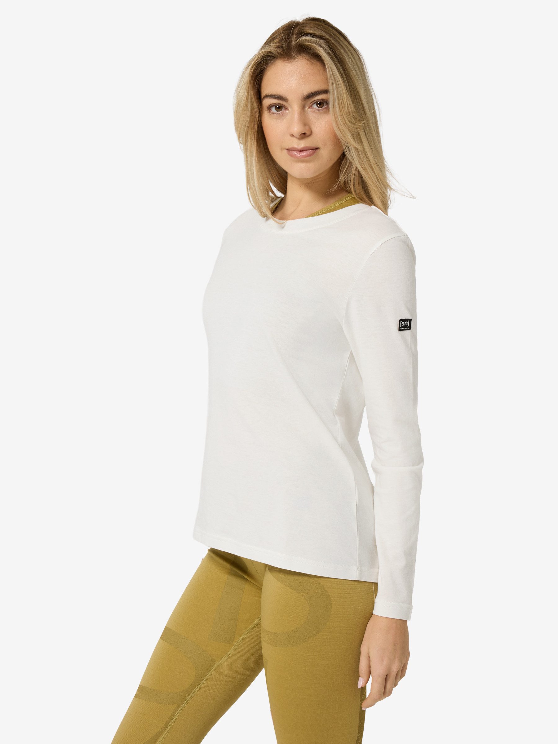 SUPER.NATURAL Langarmshirt für Damen, nachhaltig, Merino modern, atmungsaktiv