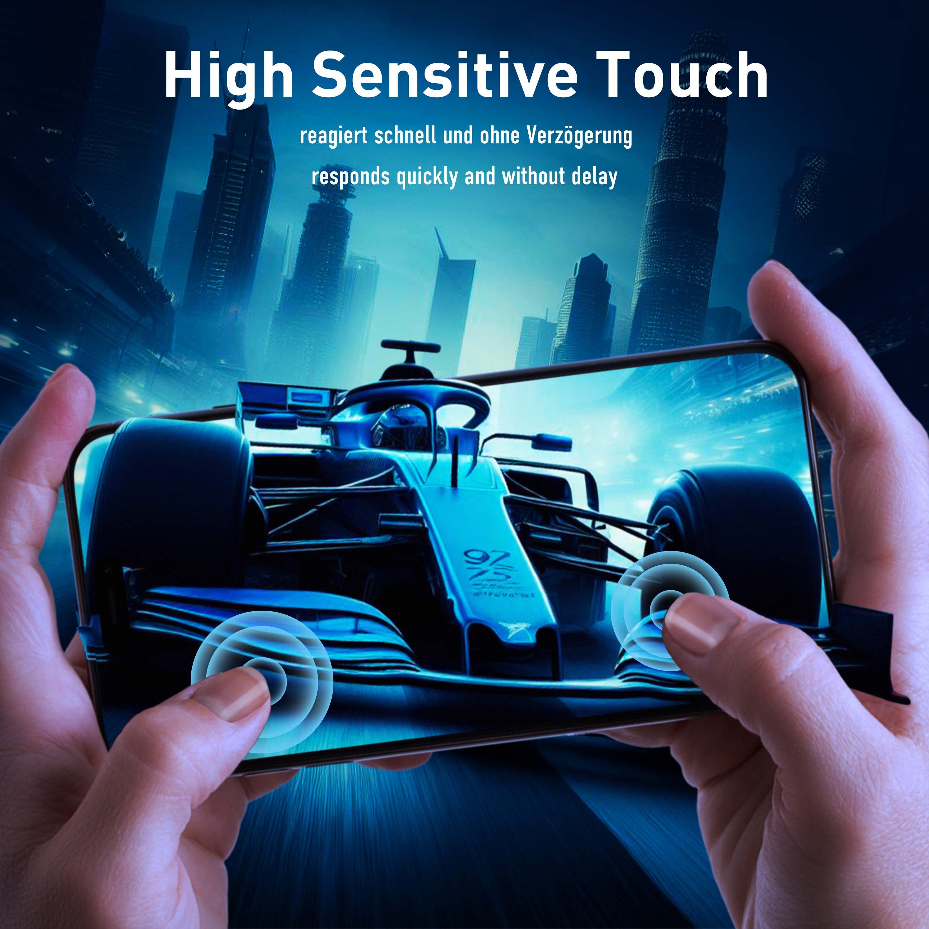 smartect Displayschutzglas 3X Schutzglas Panzerfolie Klar für Fairphone 6 für Fairphone 6, Set, 3 Stück, 0.3 mm Ultra-klar, 9H Härte, Kratzfest, Stoßfest, Blase – Bild 5 von 5