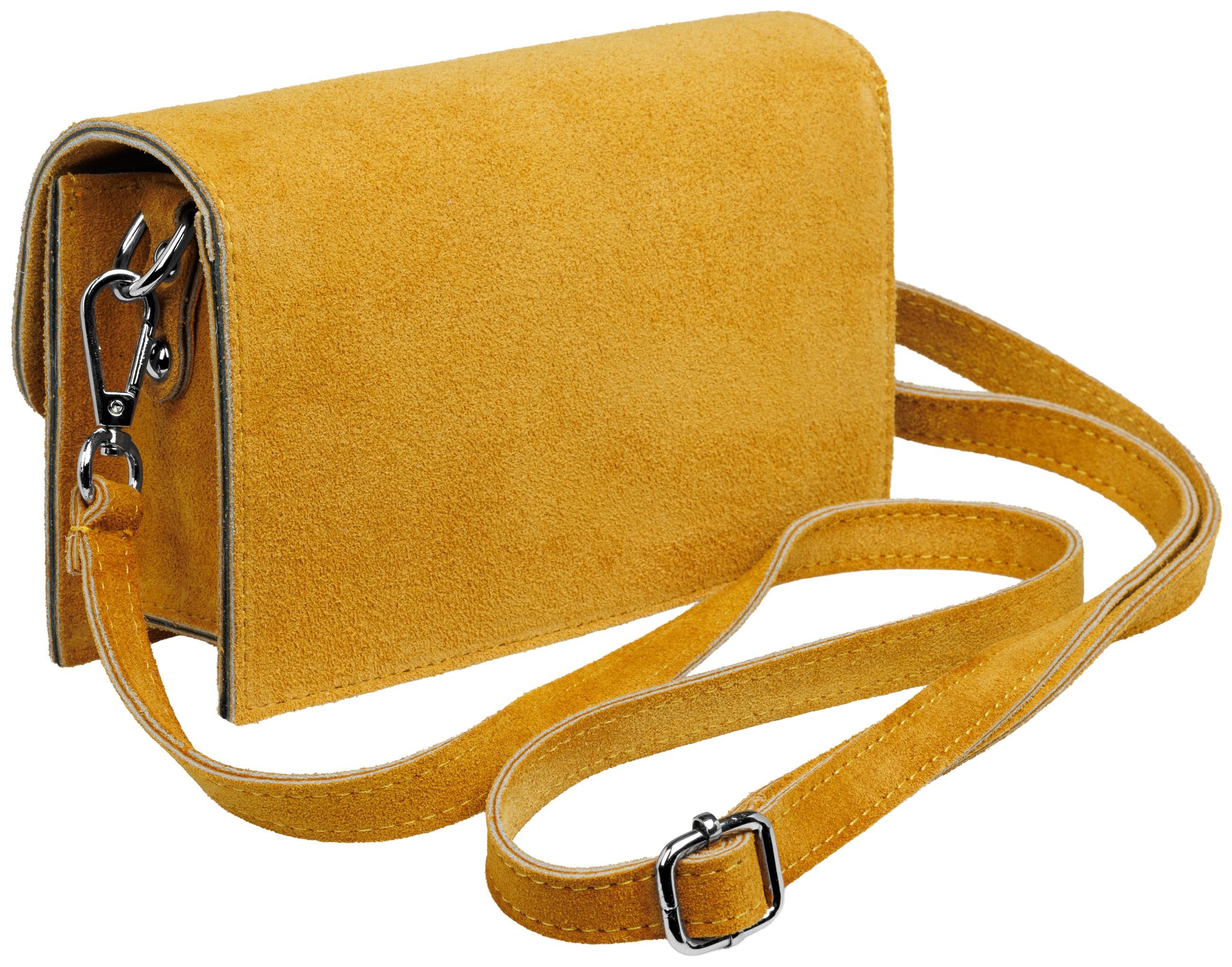 Caspar Umhängetasche Wildleder Dirndltasche Damen Handtasche günstig online kaufen