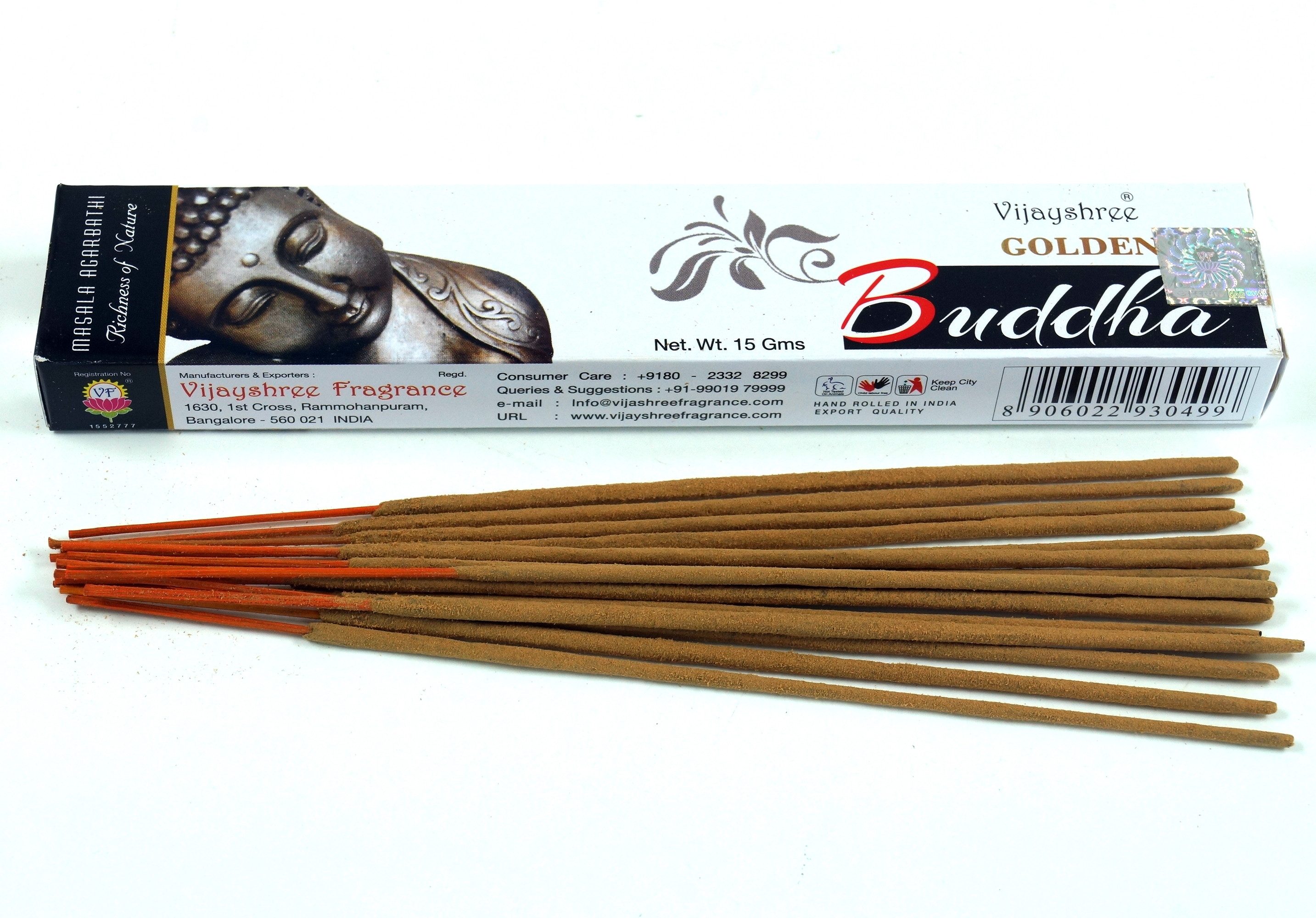 Guru-Shop Räucherstäbchen Vijayshree Räucherstäbchen - Golden Buddha
