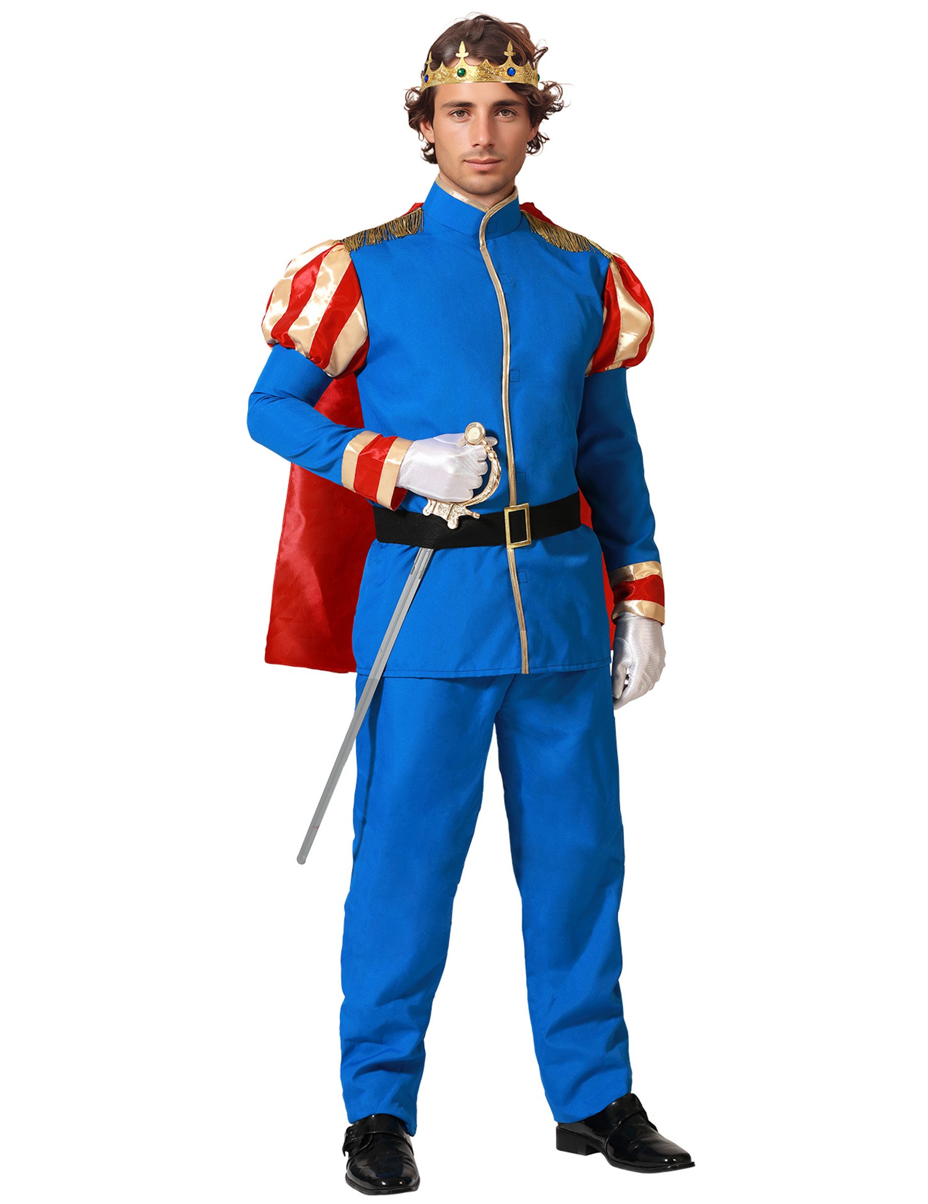 Kostüm Prinz Kostüm Erwachsene royalblau
