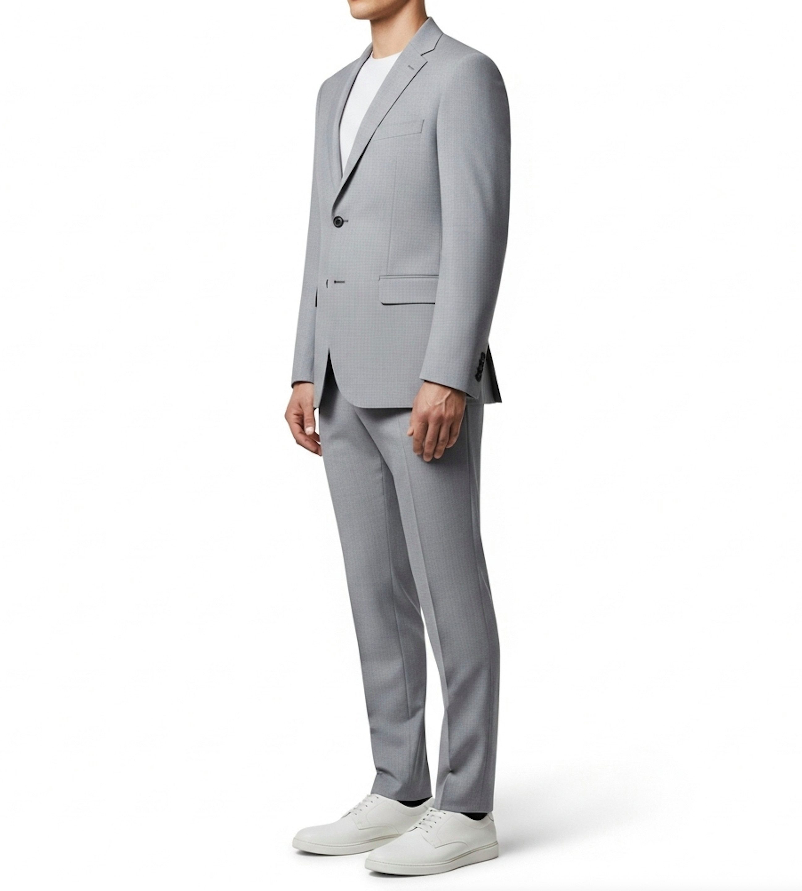 Keskin Collection Anzug Keskin Collection Anzug Schwarz Blau Grau Royalblau 2teilig Slim Fit (Sakko Hose)