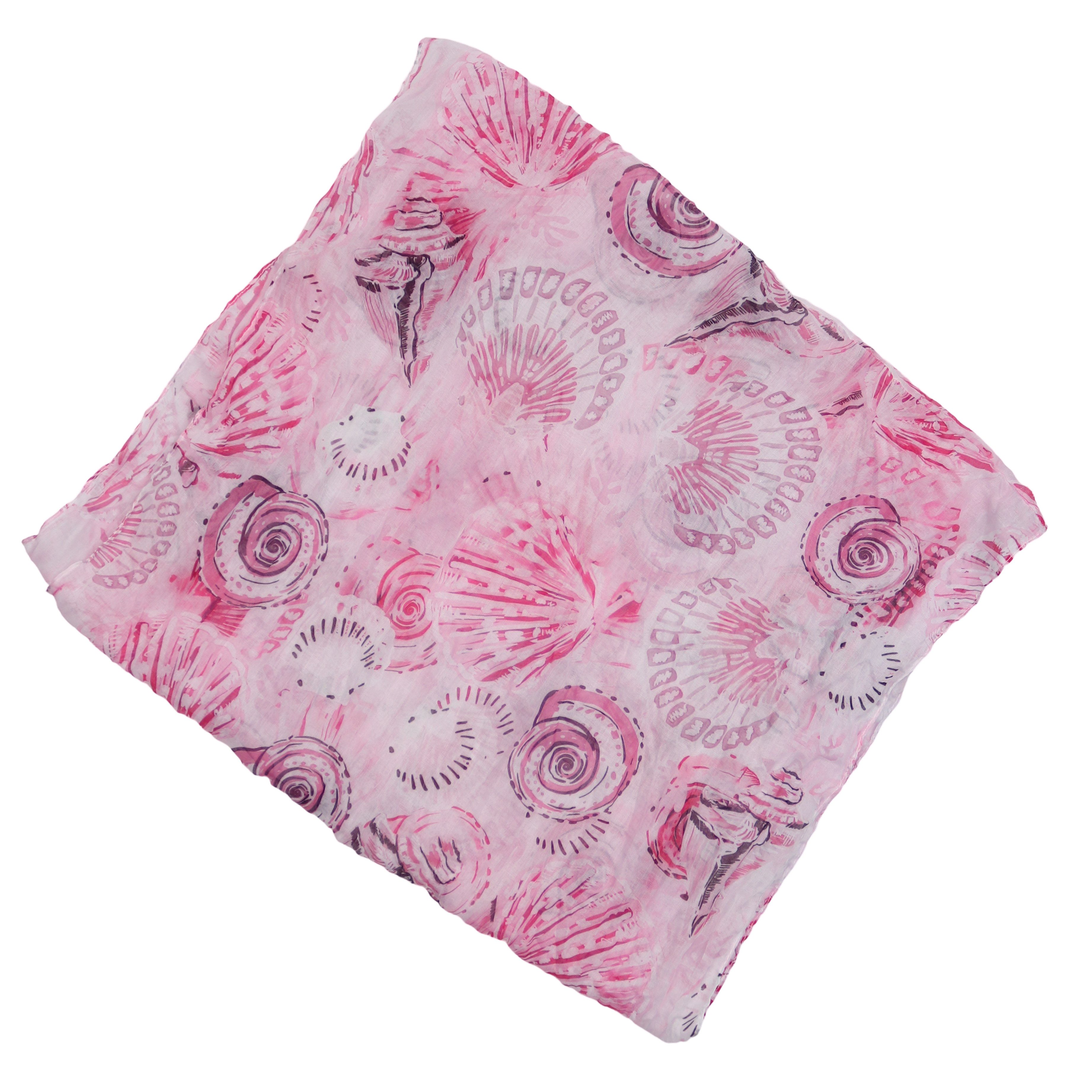 MIRROSI Loop Damen Schal mit Unterwasserwelt-Muster Weich Schlauchschal, (Zweimal um den Hals wickelbar, ca.45x75cm), Damen Halstuch ideal für Frühling, Sommer  – Bild 2 von 4