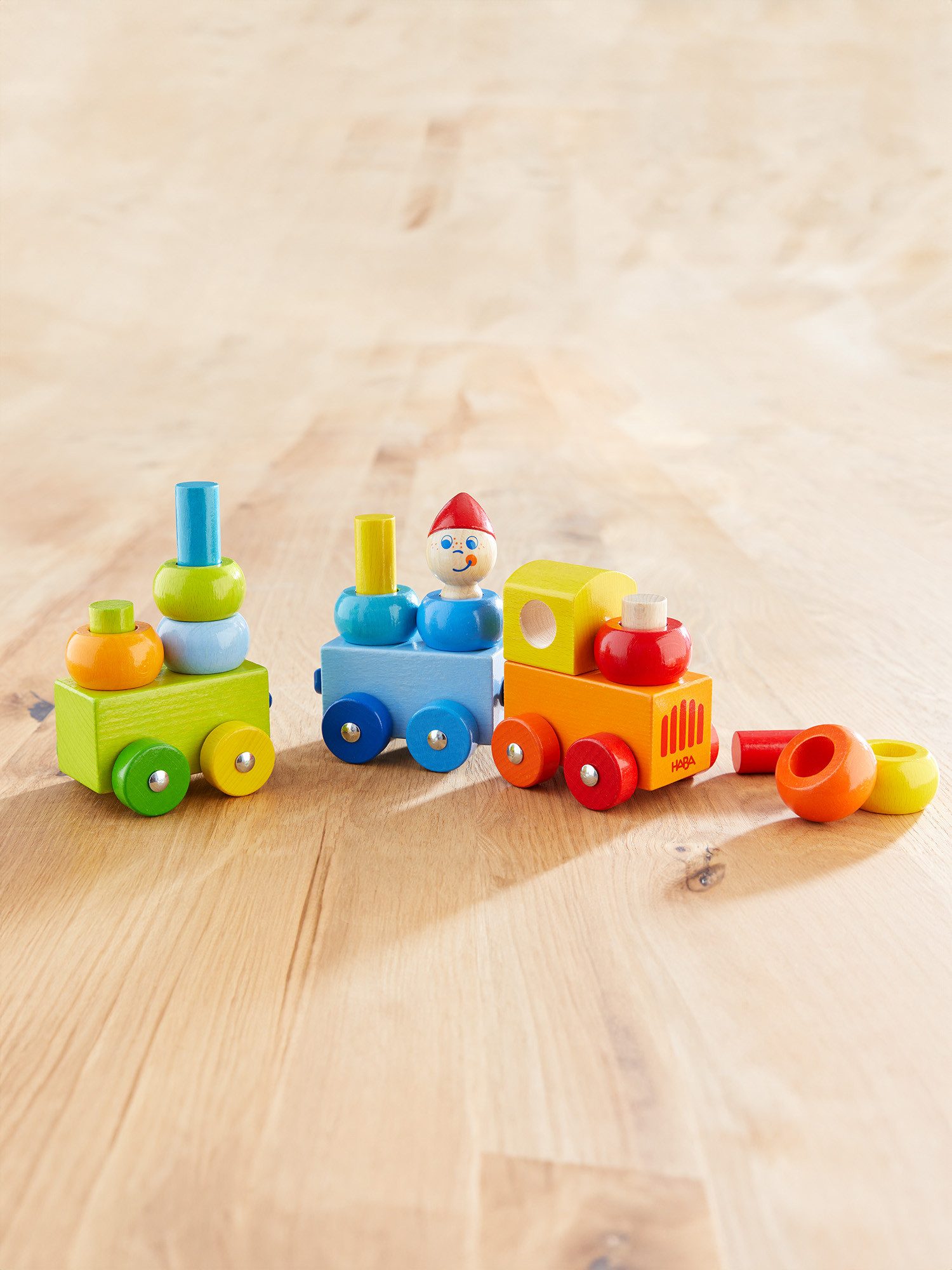 Haba Spielzeug-Lokomotive Entdeckerzug Farbkringel, unisex neutral günstig online kaufen